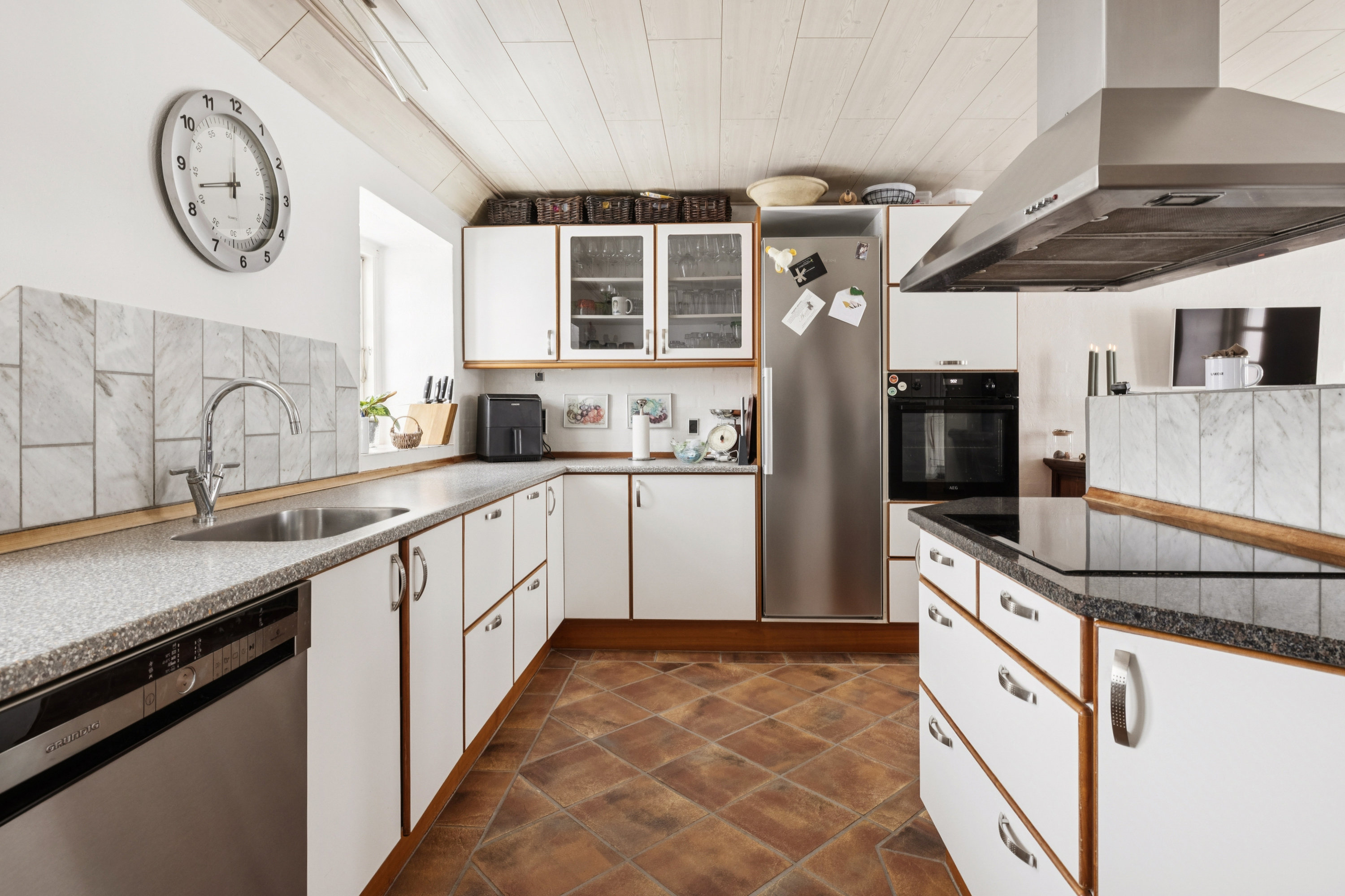 Fremhævet køkken billede i fuldskærmstilstand. Billede af Kjærvej 9, Thorsager, 8410 Rønde