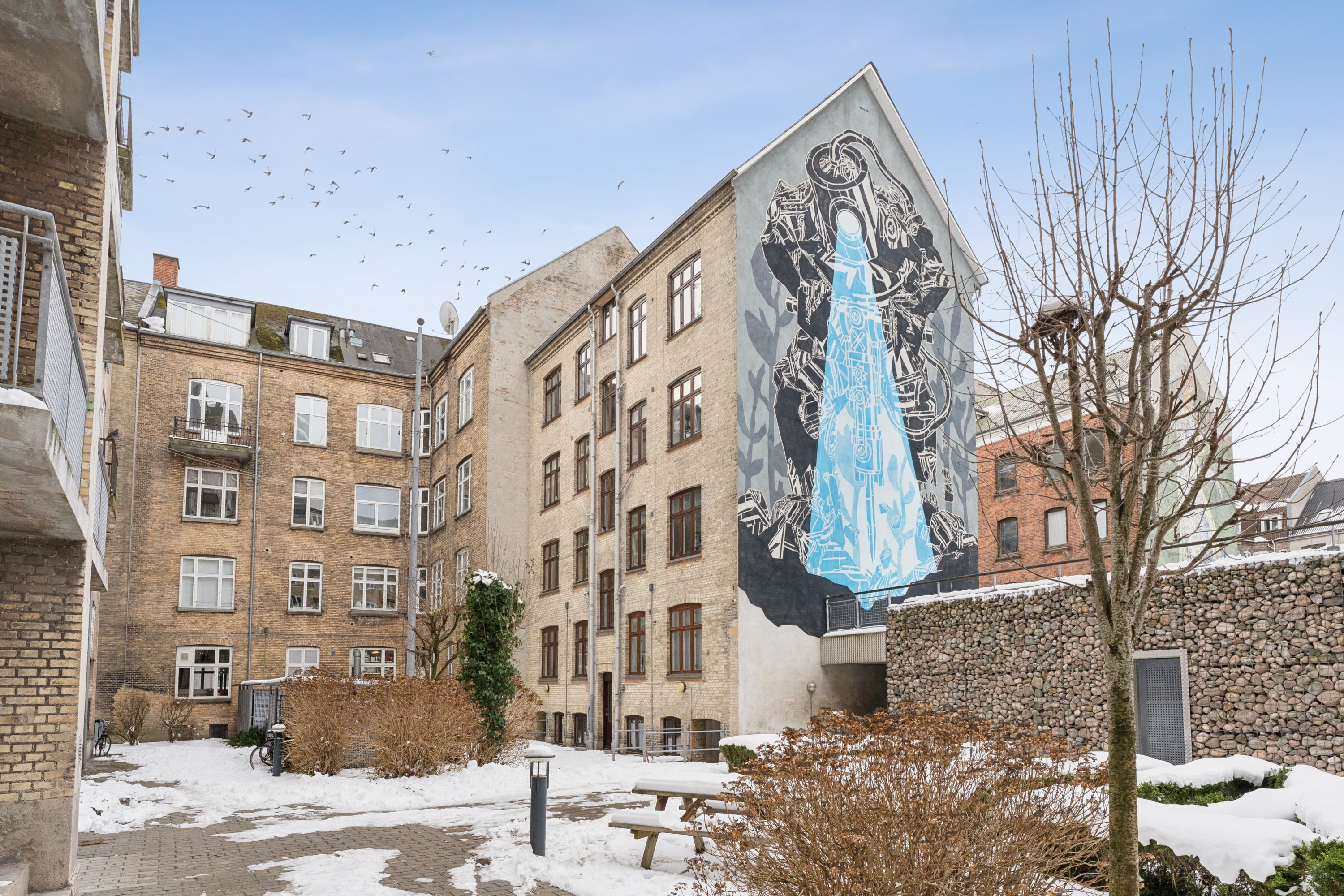 Fremhævet baggård billede i fuldskærmstilstand. Billede af Egholmsgade 2, 2. tv., 9000 Aalborg