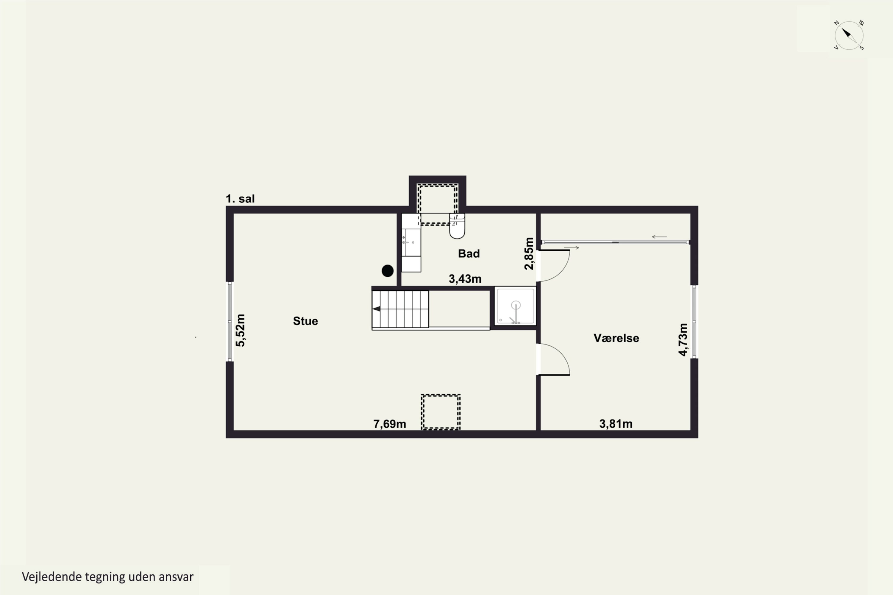 Plantegninger billede af Figenvej 75, 4700 Næstved