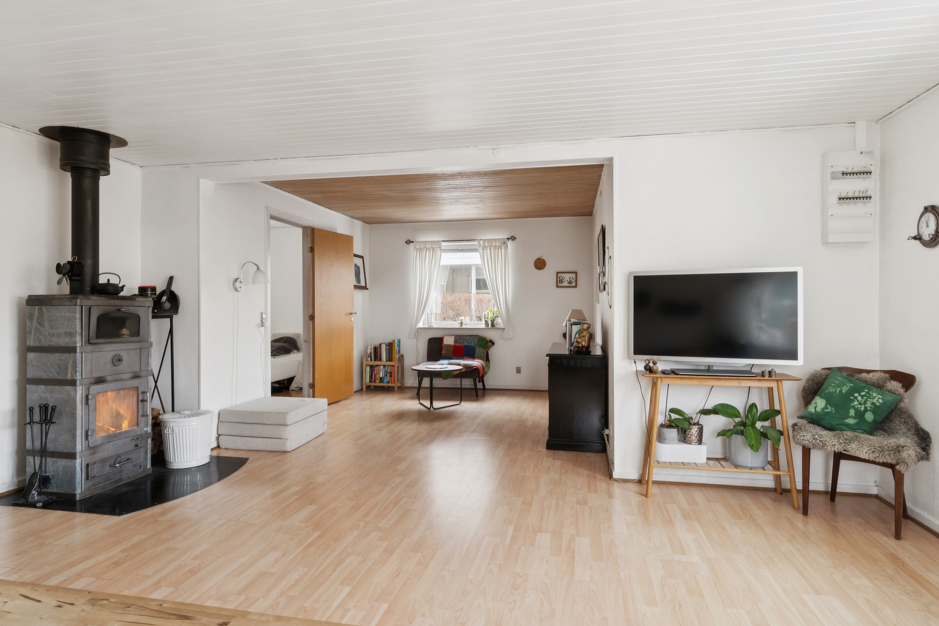 Fremhævet stue billede i fuldskærmstilstand. Billede af Smedestræde 11, Skibinge, 4720 Præstø