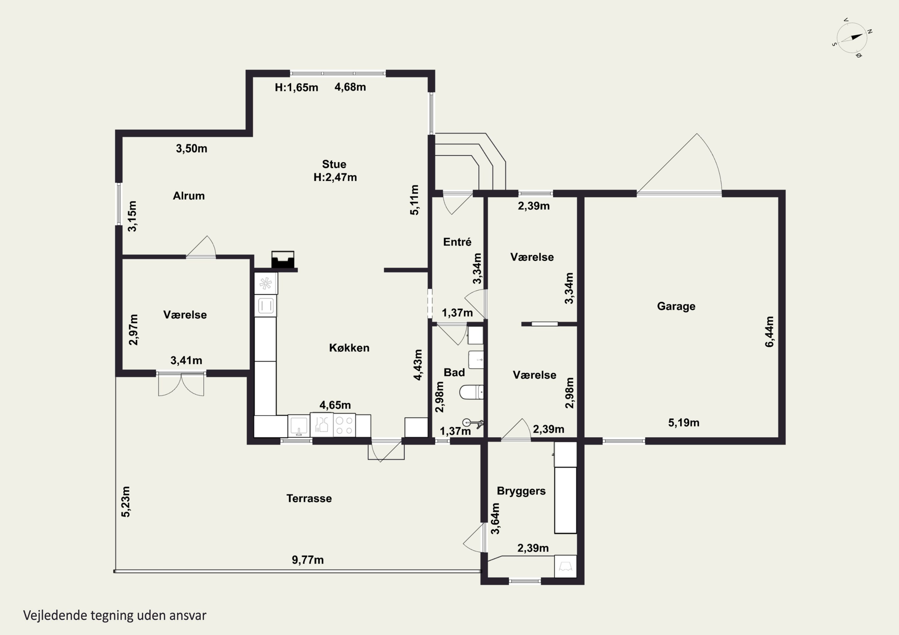 Plantegninger billede af Smedestræde 11, Skibinge, 4720 Præstø