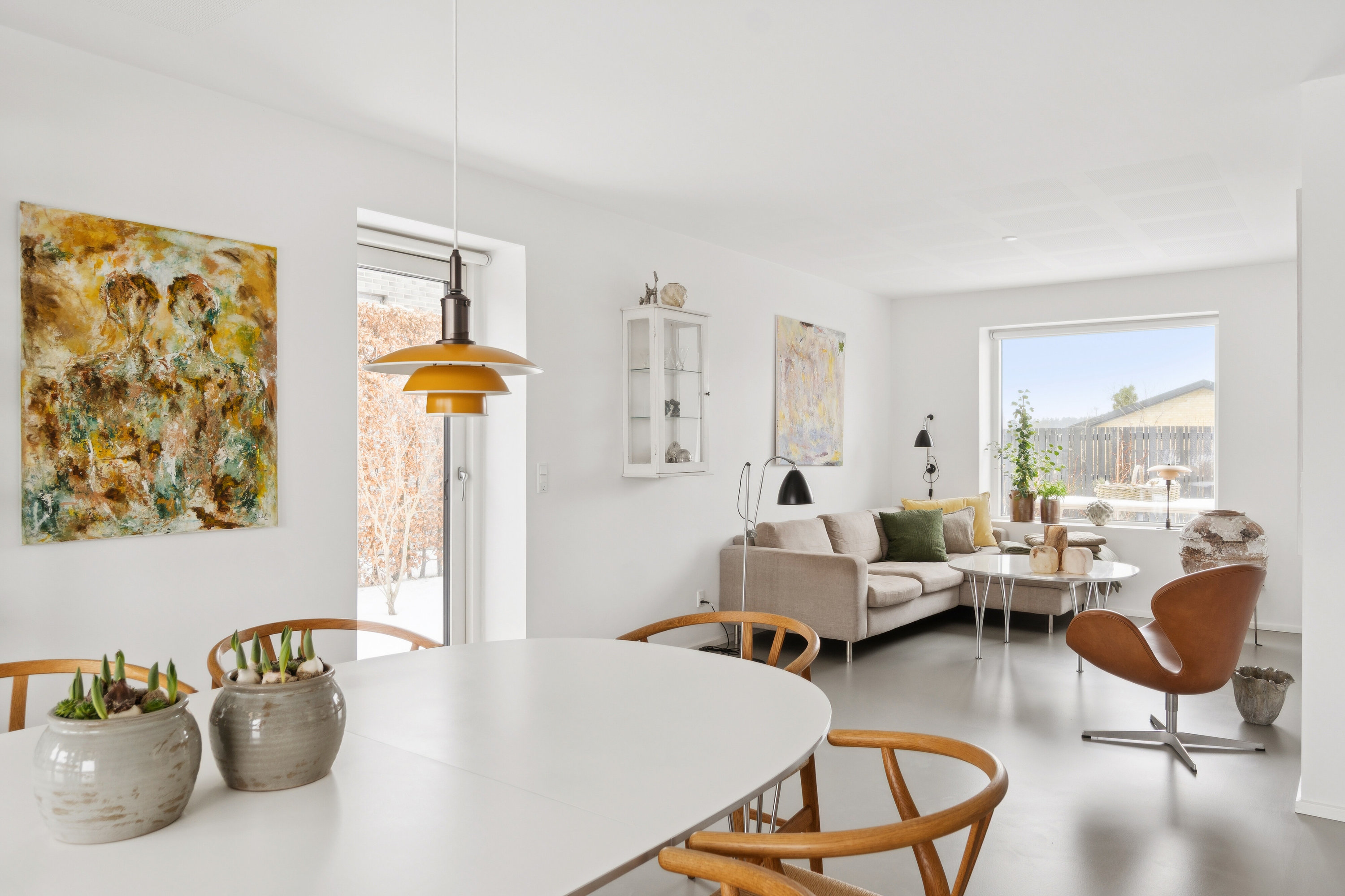 Fremhævet spisestue billede i fuldskærmstilstand. Billede af Parkvænget 18, 8600 Silkeborg