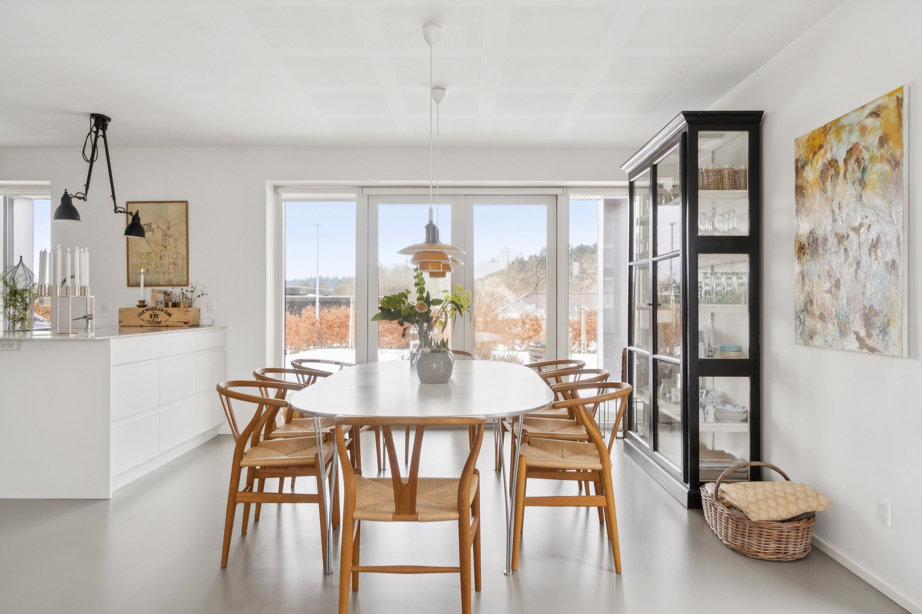 Fremhævet spisestue billede i fuldskærmstilstand. Billede af Parkvænget 18, 8600 Silkeborg