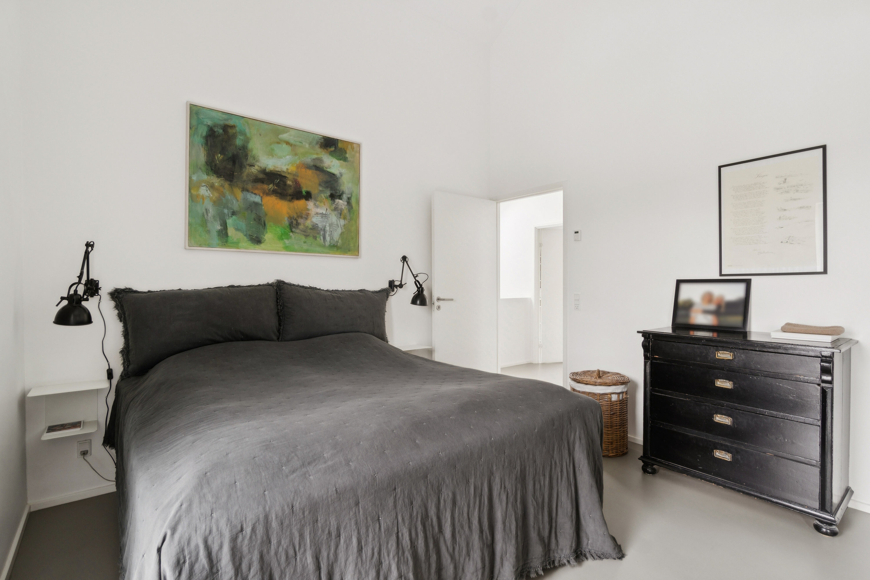 Fremhævet soveværelse billede i fuldskærmstilstand. Billede af Parkvænget 18, 8600 Silkeborg