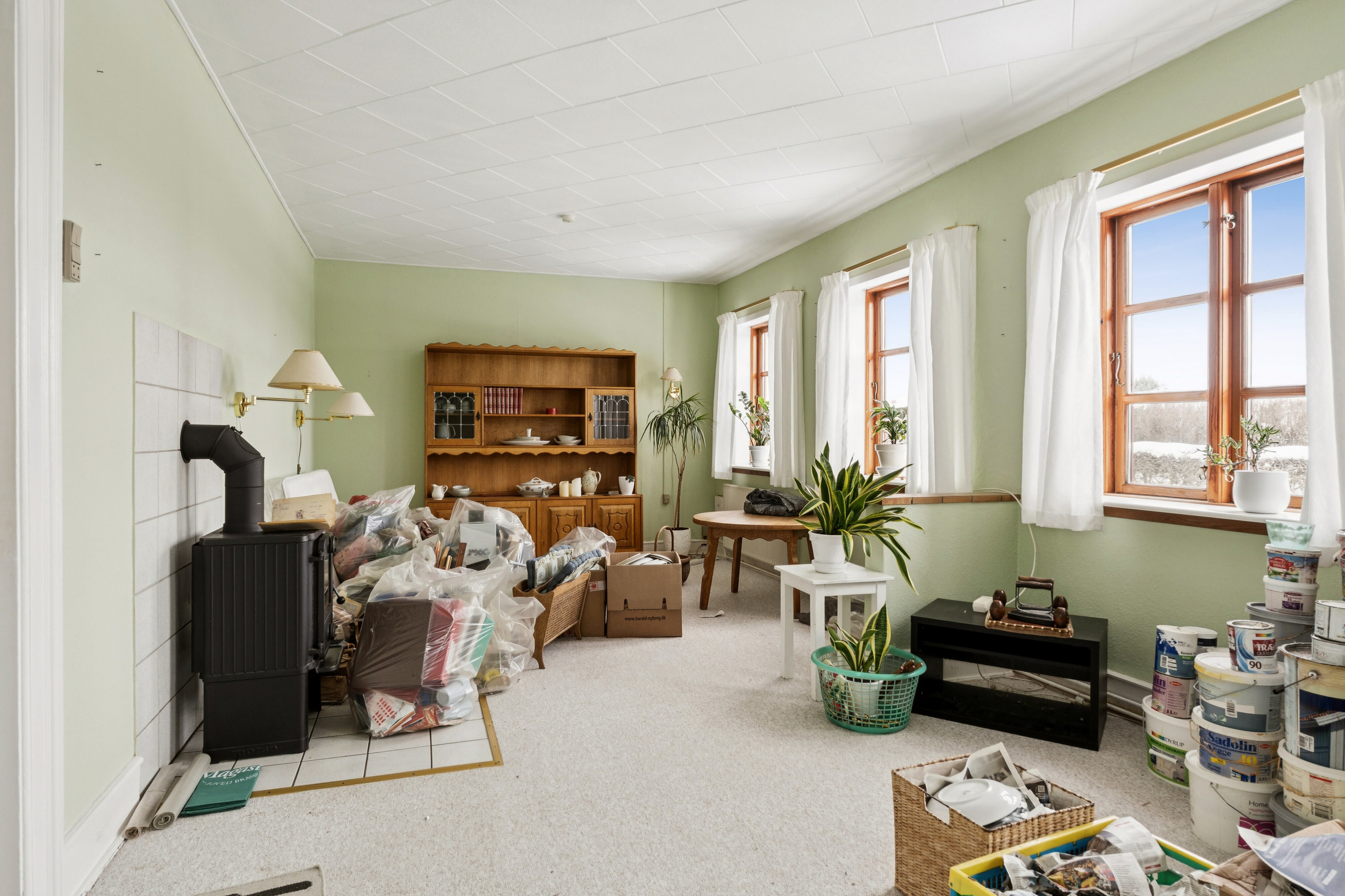 Fremhævet stue billede i fuldskærmstilstand. Billede af Søndervej 34, Thurø, 5700 Svendborg