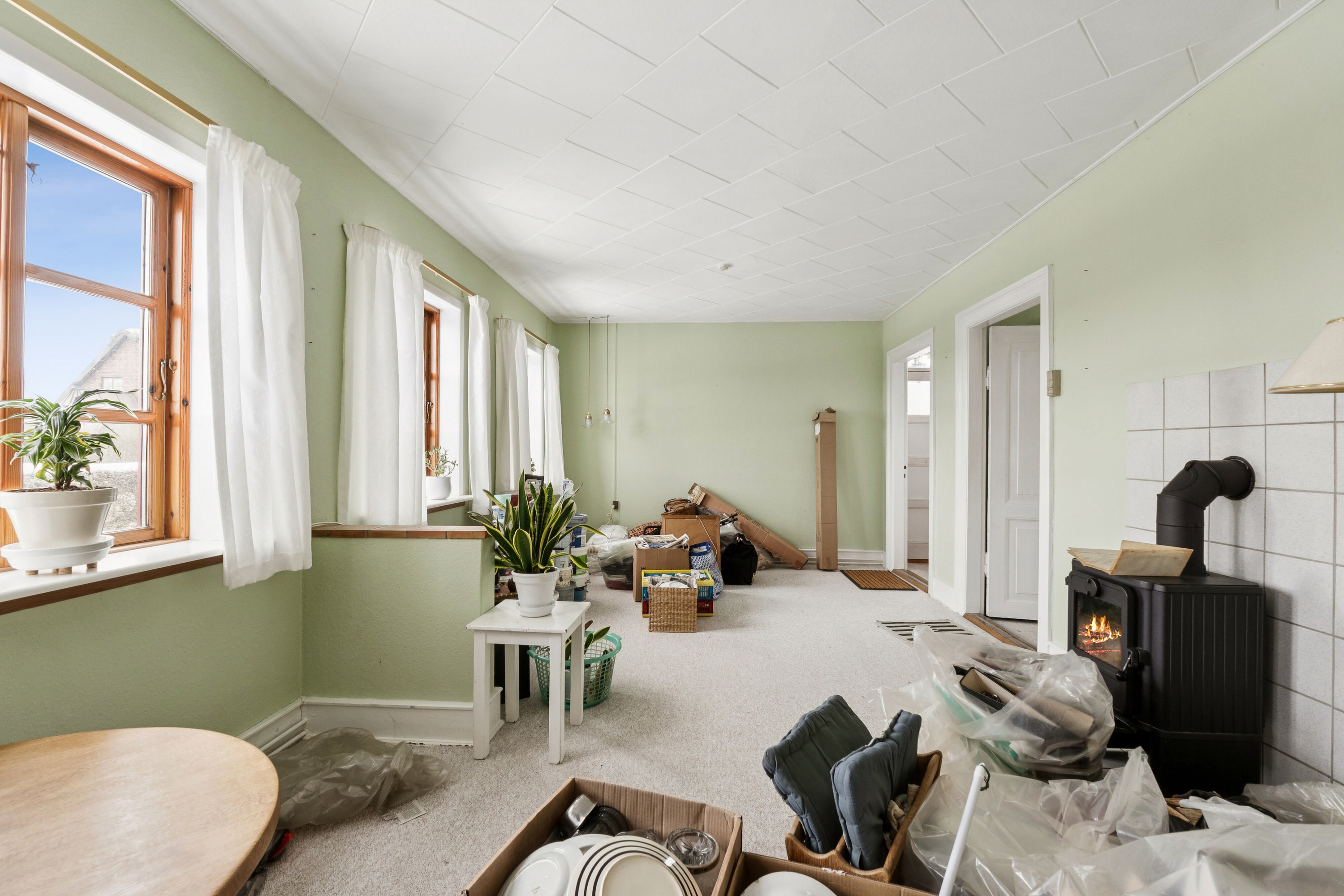 Fremhævet stue billede i fuldskærmstilstand. Billede af Søndervej 34, Thurø, 5700 Svendborg