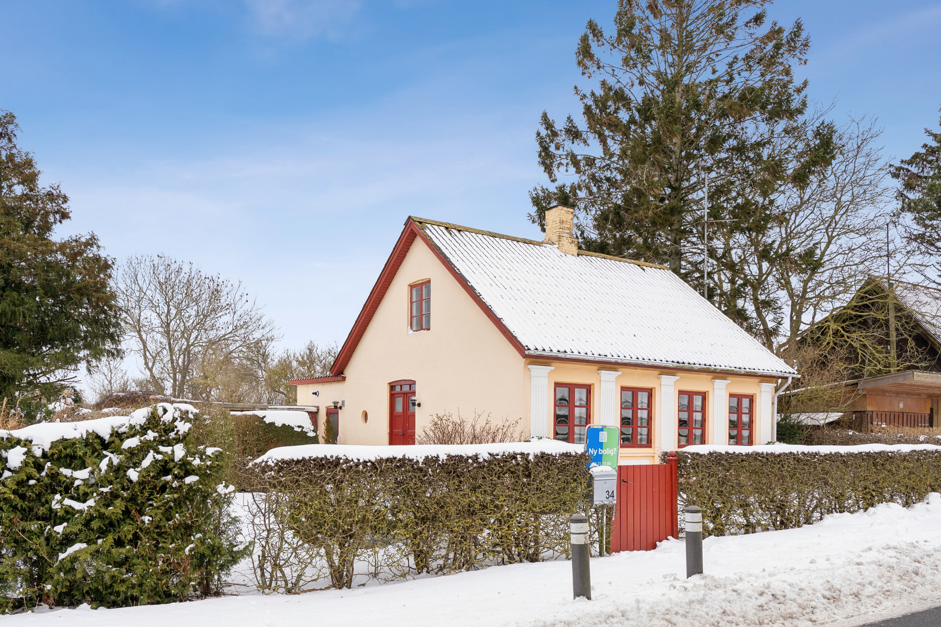 Fremhævet udendørs billede i fuldskærmstilstand. Billede af Søndervej 34, Thurø, 5700 Svendborg
