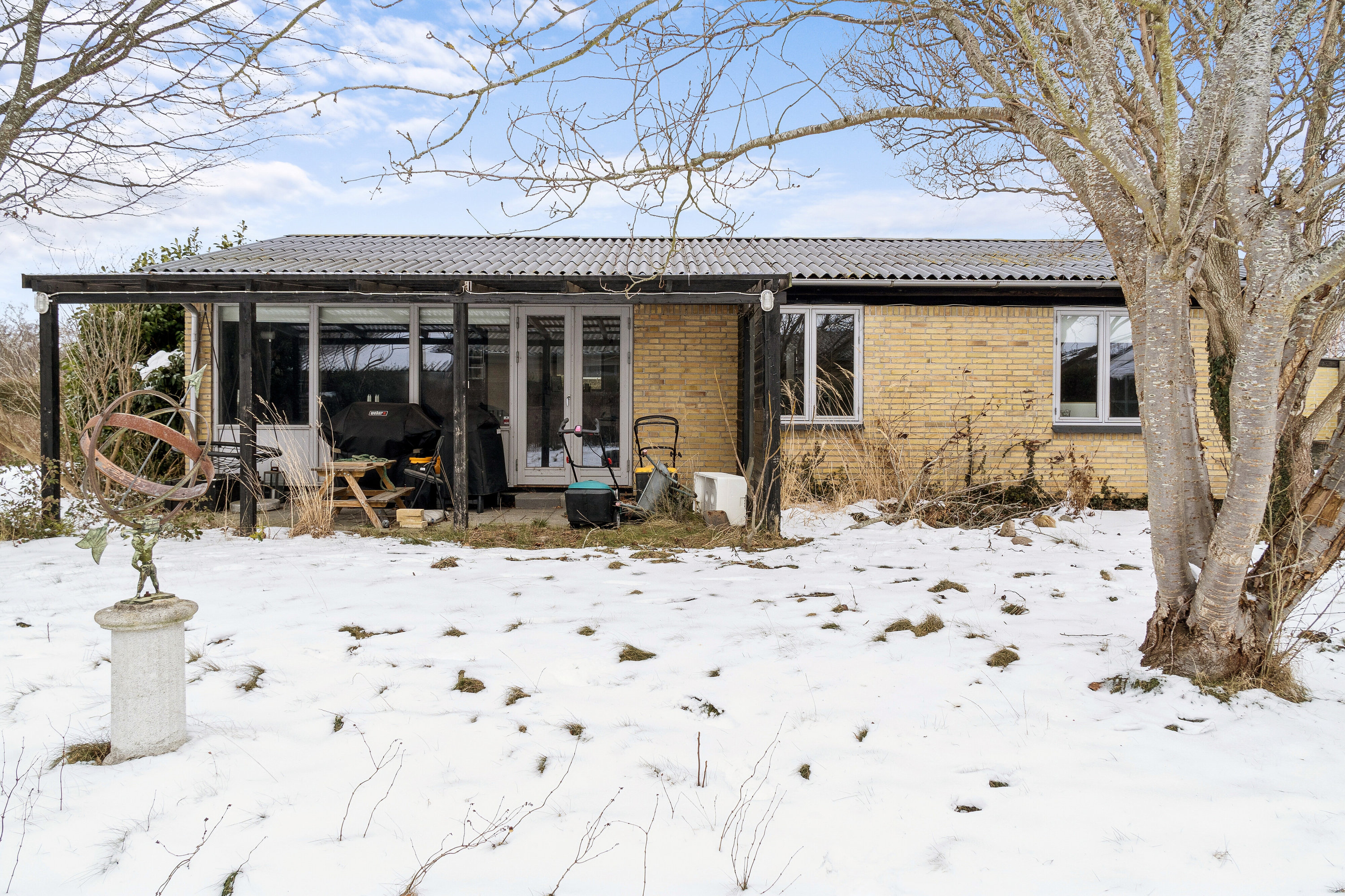 Fremhævet set fra haven billede i fuldskærmstilstand. Billede af Kærmyssevej 7, Kregme, 3300 Frederiksværk