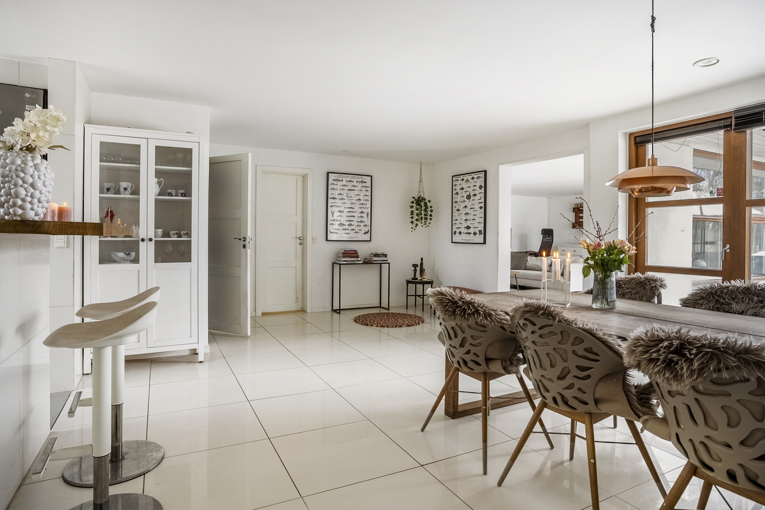 Fremhævet spisestue billede i fuldskærmstilstand. Billede af Skovgårdsvej 2, 8700 Horsens