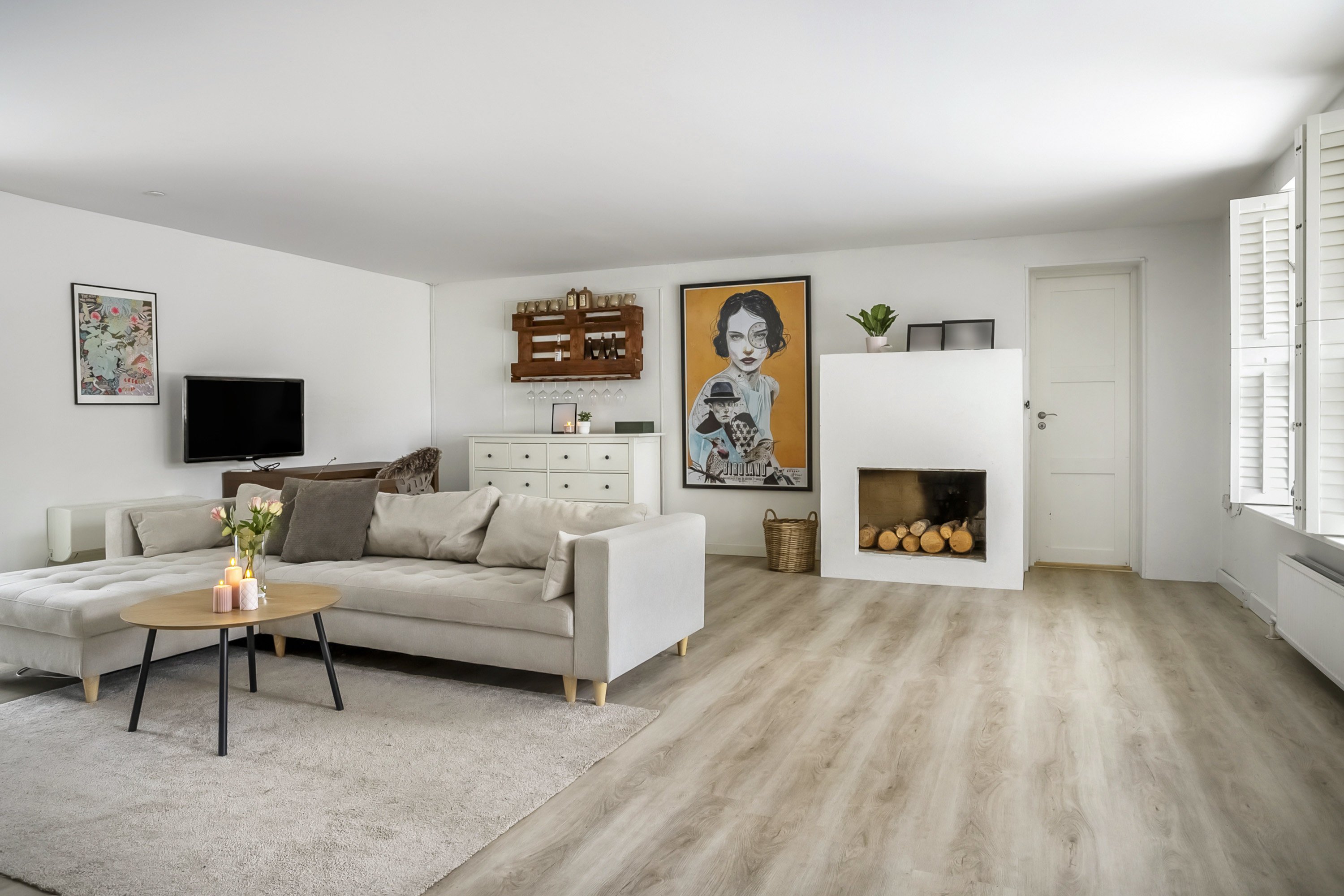 Fremhævet stue billede i fuldskærmstilstand. Billede af Skovgårdsvej 2, 8700 Horsens