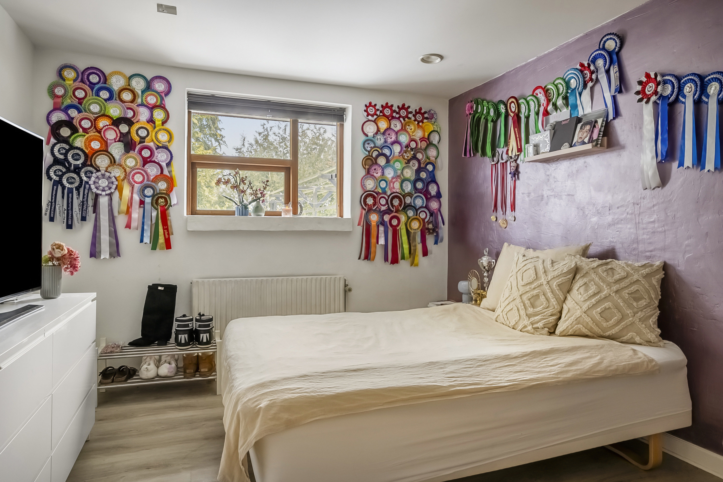 Fremhævet soveværelse billede i fuldskærmstilstand. Billede af Skovgårdsvej 2, 8700 Horsens