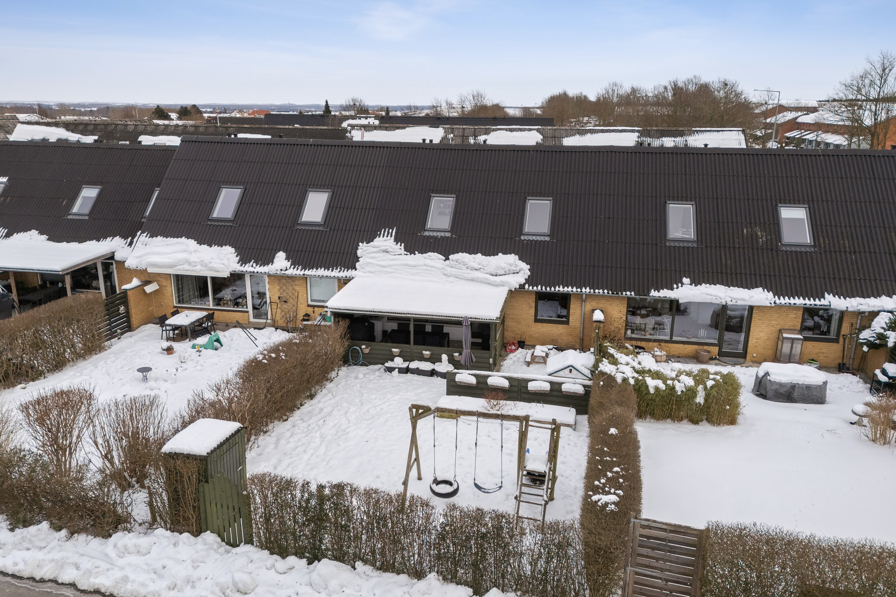 Fremhævet luftfoto billede i fuldskærmstilstand. Billede af Snedronningvej 14, 4200 Slagelse