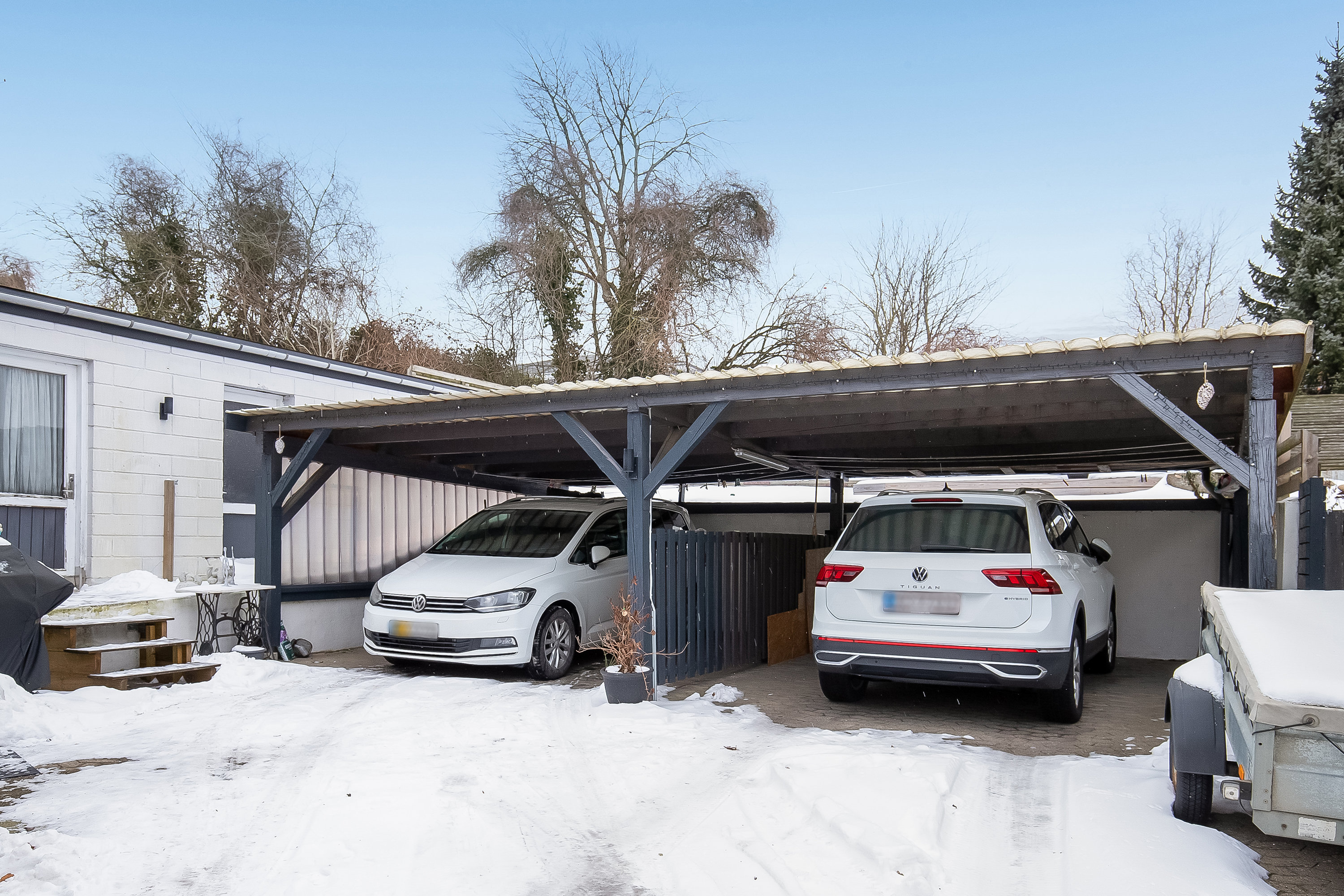 Fremhævet carport billede i fuldskærmstilstand. Billede af Seest Bakke 34, st.., 6000 Kolding