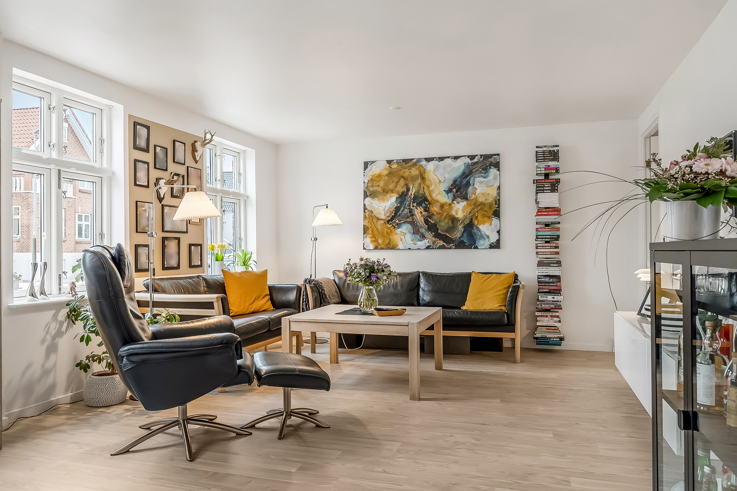 Fremhævet stue billede i fuldskærmstilstand. Billede af Seest Bakke 34, st.., 6000 Kolding