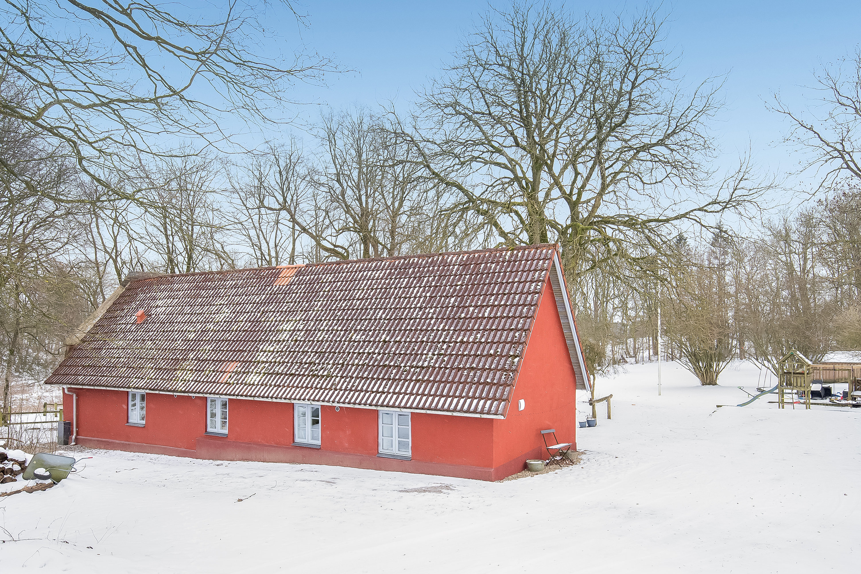 Fremhævet ejendommen billede i fuldskærmstilstand. Billede af Brakker Stationsvej 15, Brakker, 6040 Egtved