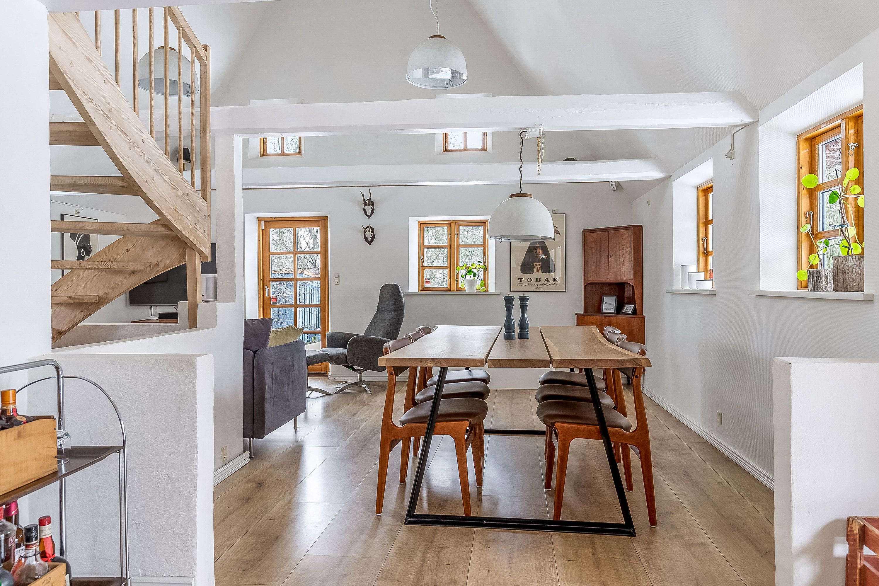 Fremhævet stue billede i fuldskærmstilstand. Billede af Brakker Stationsvej 15, Brakker, 6040 Egtved