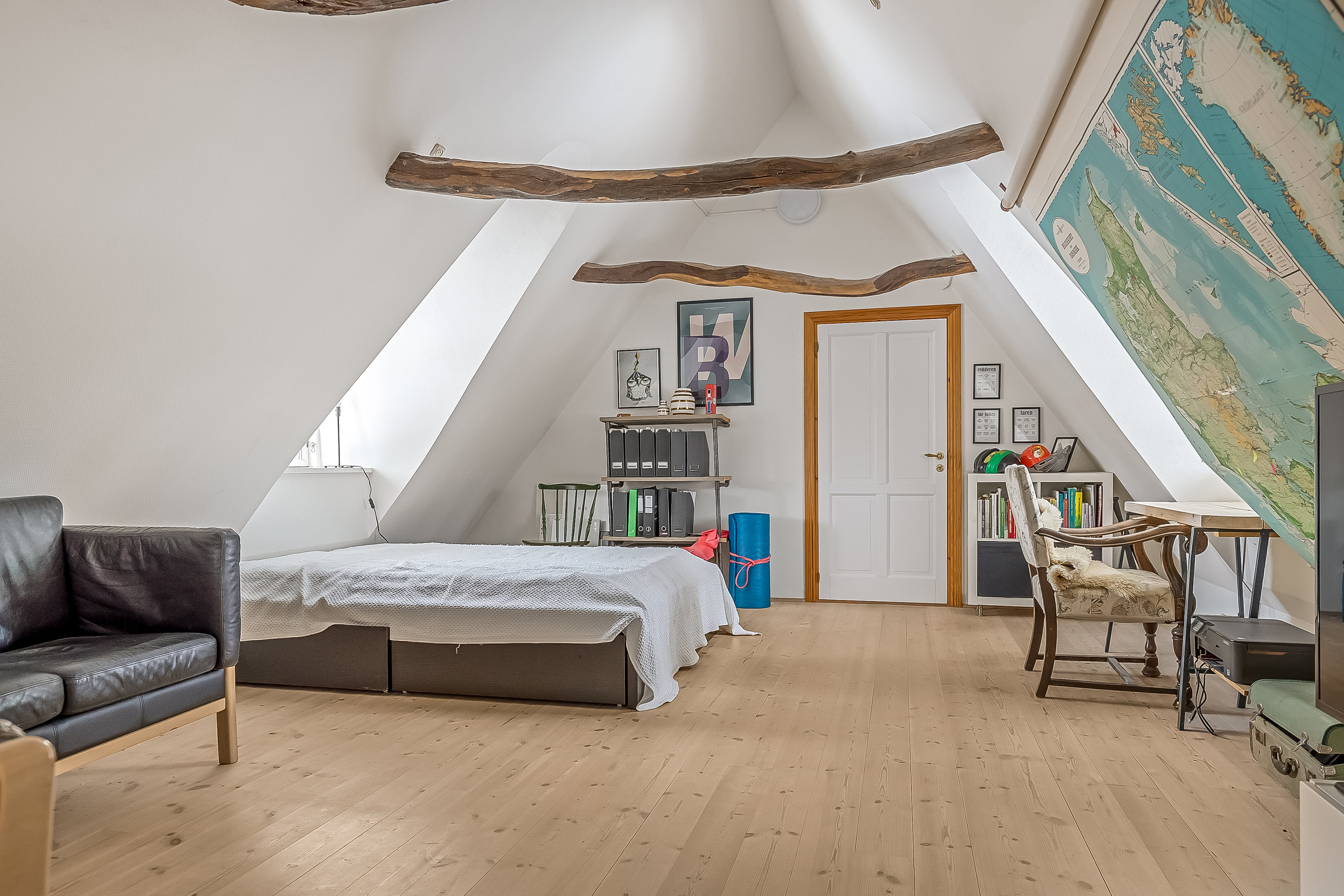 Fremhævet stue billede i fuldskærmstilstand. Billede af Brakker Stationsvej 15, Brakker, 6040 Egtved