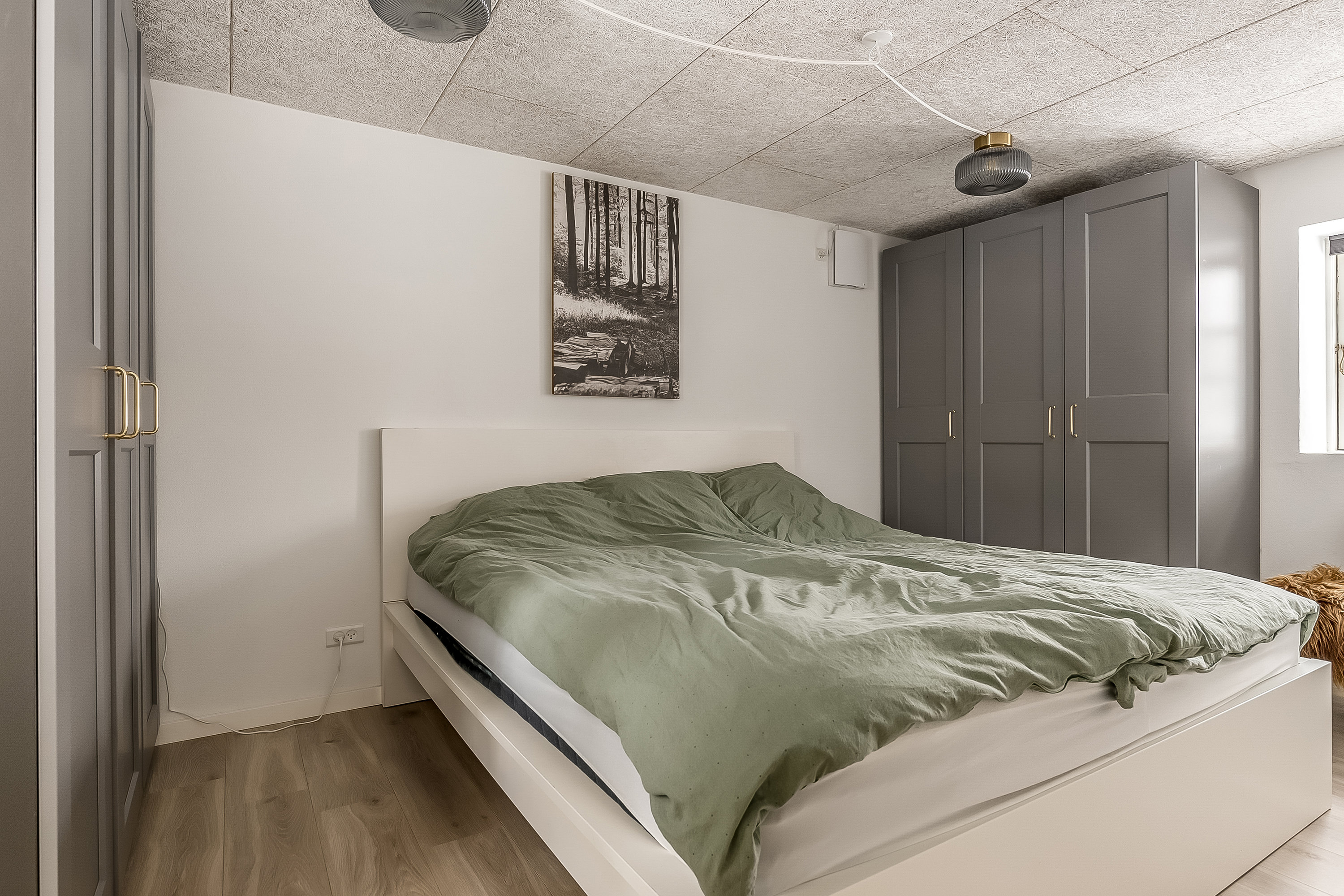 Fremhævet soveværelse billede i fuldskærmstilstand. Billede af Brakker Stationsvej 15, Brakker, 6040 Egtved