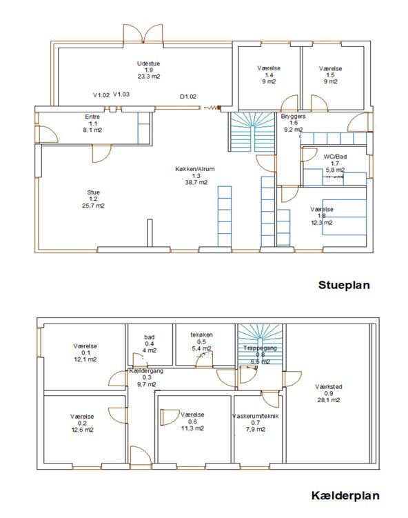 Plantegninger billede af Ladelundsvej 8, 8600 Silkeborg