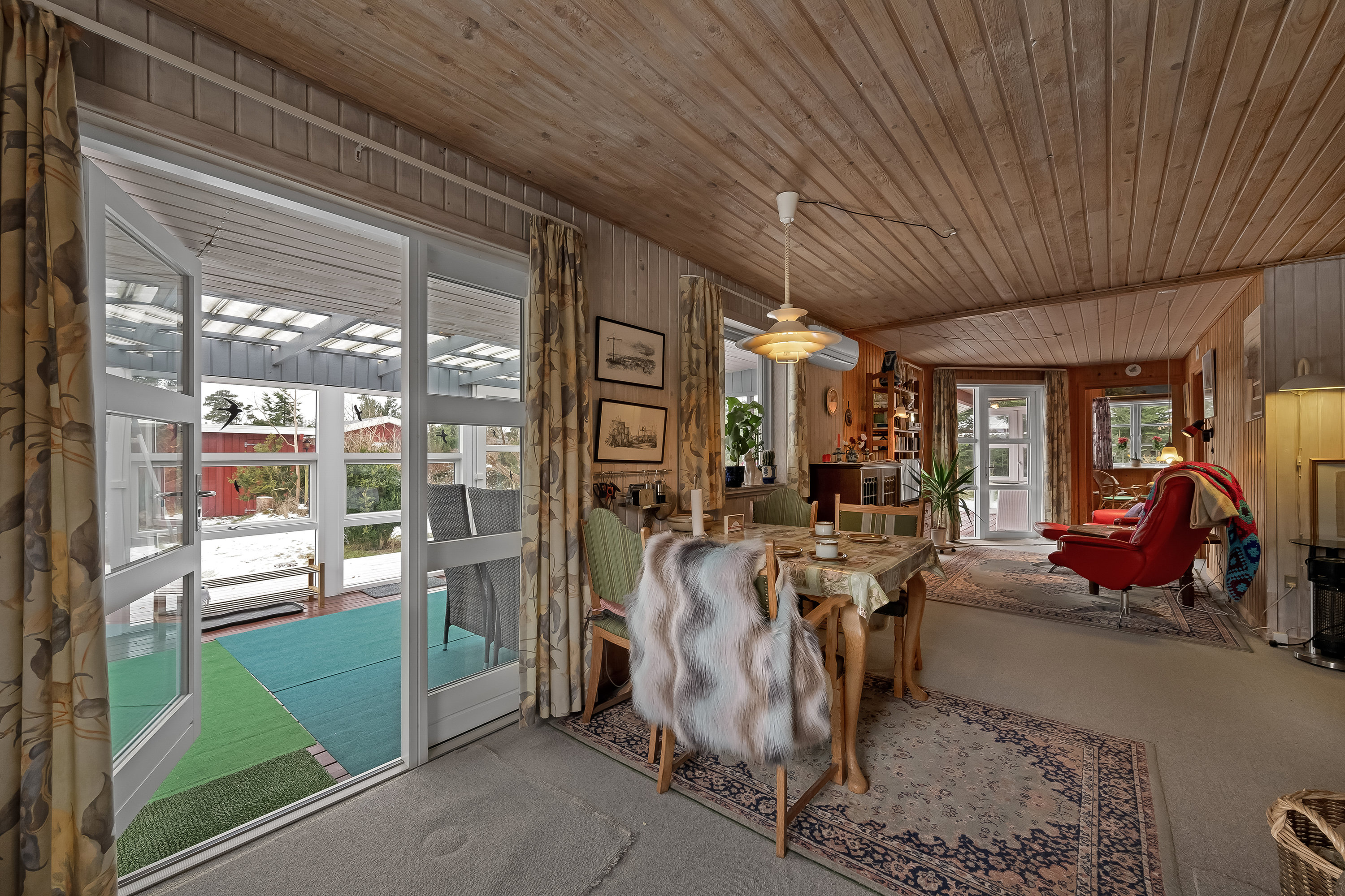 Fremhævet stue billede i fuldskærmstilstand. Billede af Gyvelvej 31, Stauning, 6900 Skjern