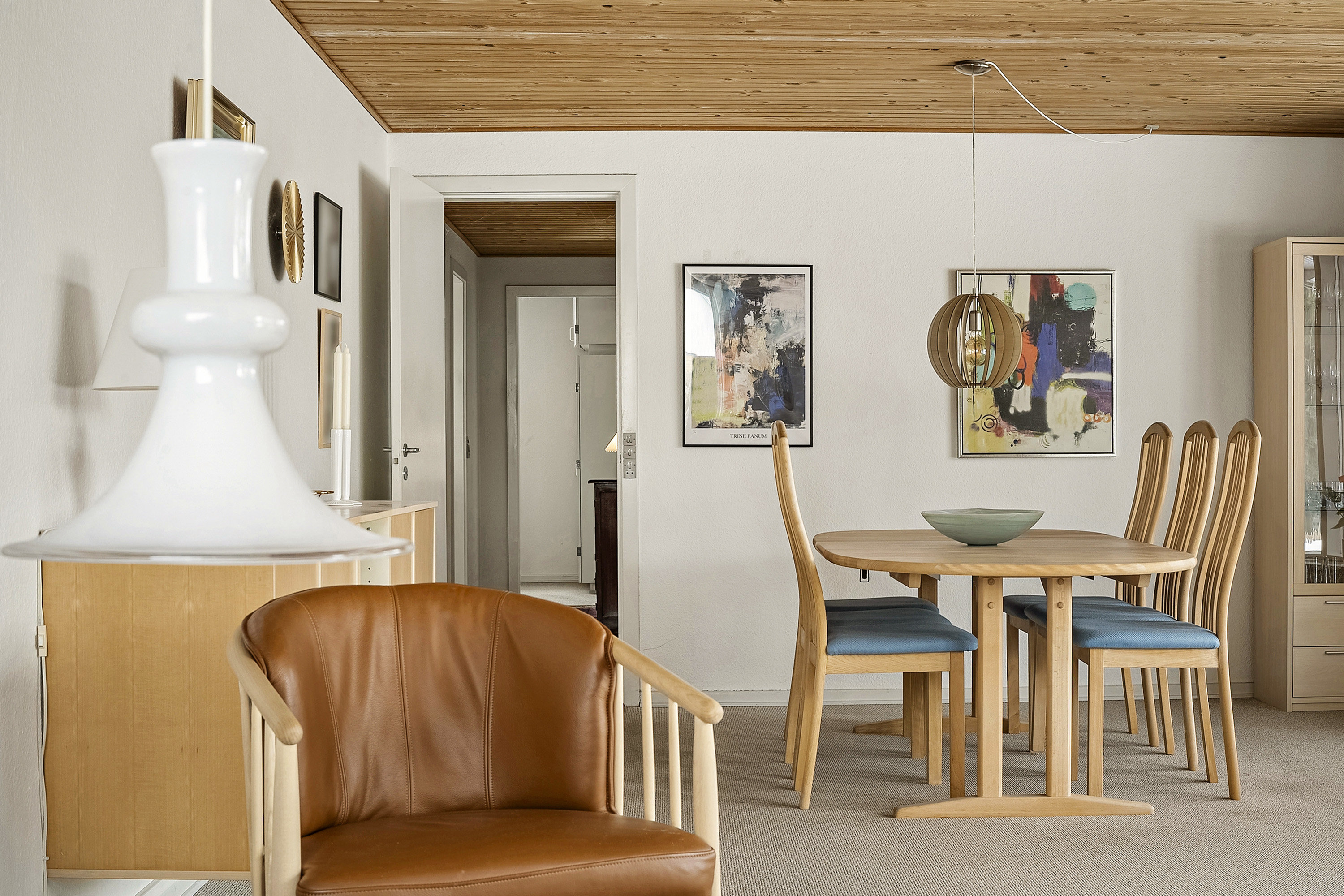 Fremhævet spisestue billede i fuldskærmstilstand. Billede af Højvangen 40, 8700 Horsens