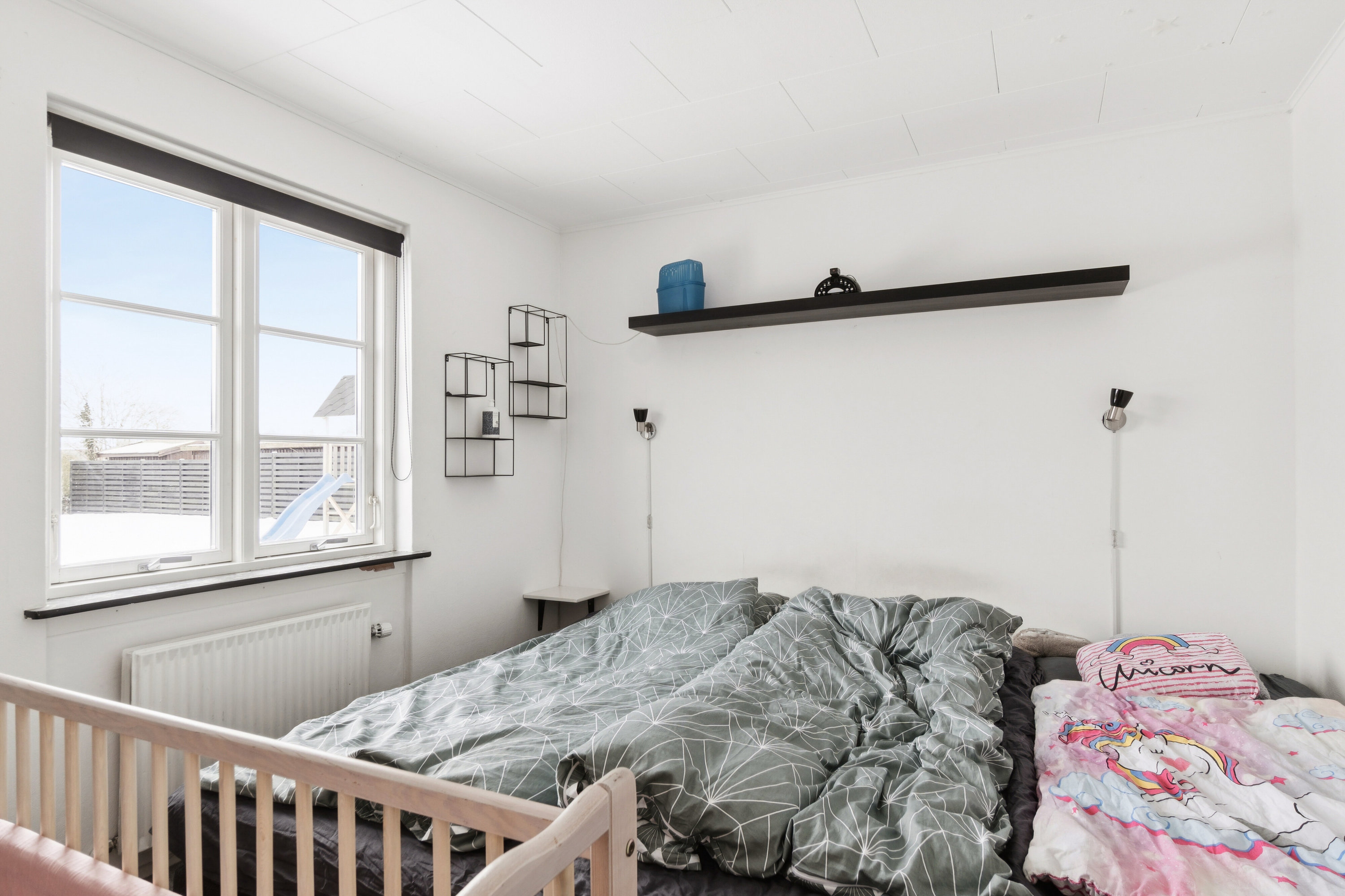 Fremhævet soveværelse billede i fuldskærmstilstand. Billede af Møllemarksvej 8, 4291 Ruds Vedby