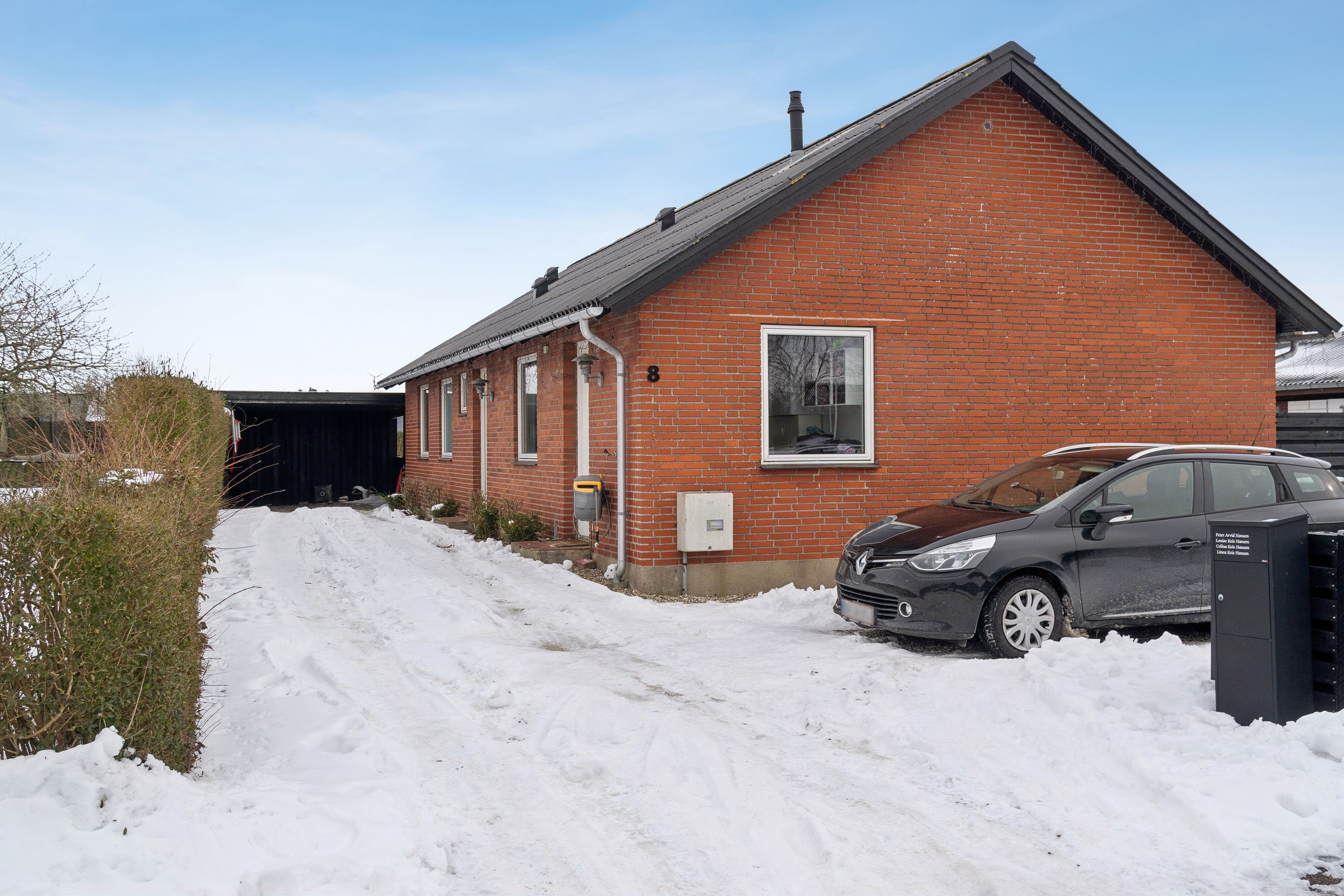 Fremhævet set fra vejen billede i fuldskærmstilstand. Billede af Møllemarksvej 8, 4291 Ruds Vedby