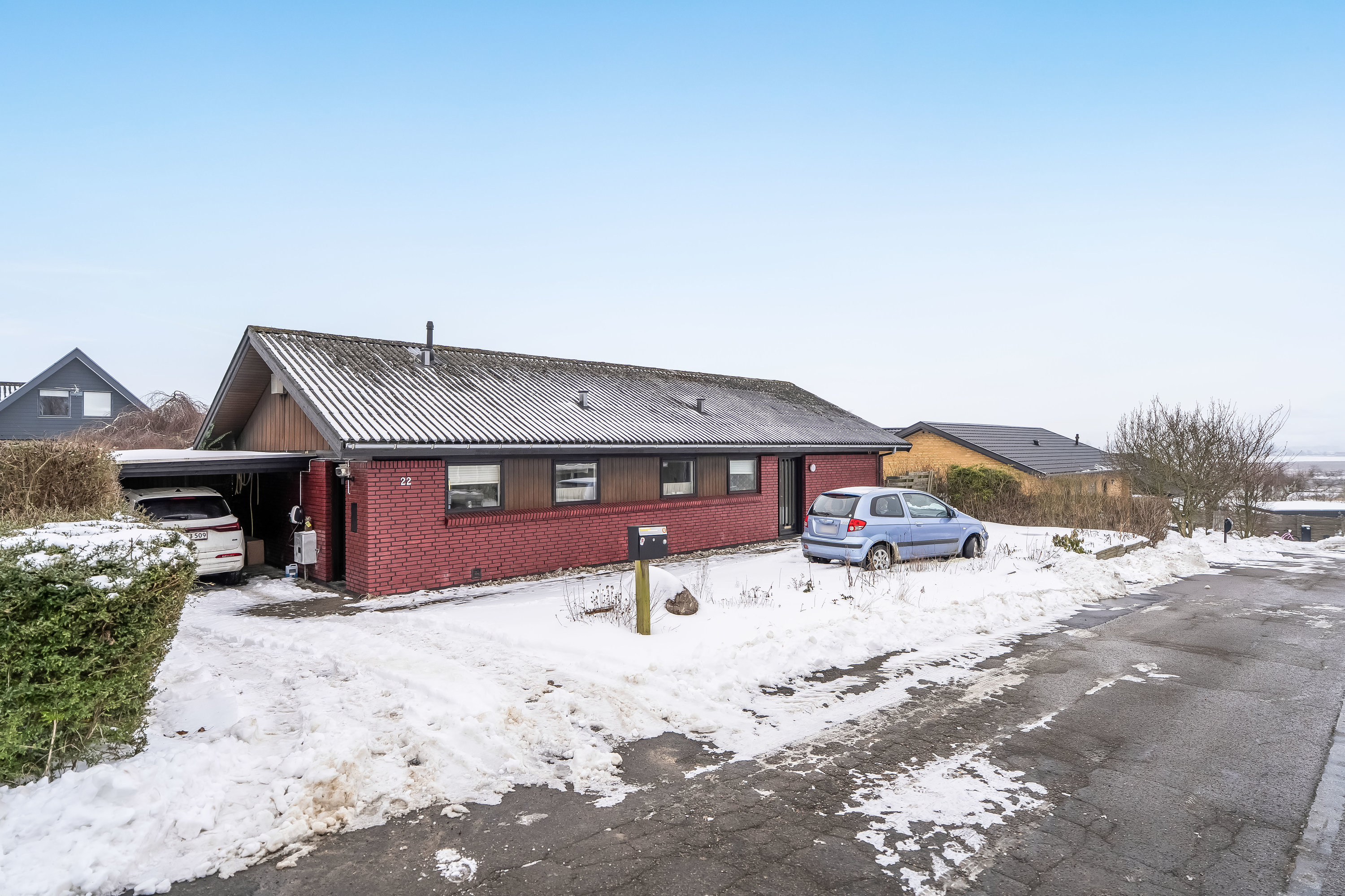 Fremhævet facade billede i fuldskærmstilstand. Billede af Enghavegårdsvej 22, Nørre Herlev, 3400 Hillerød