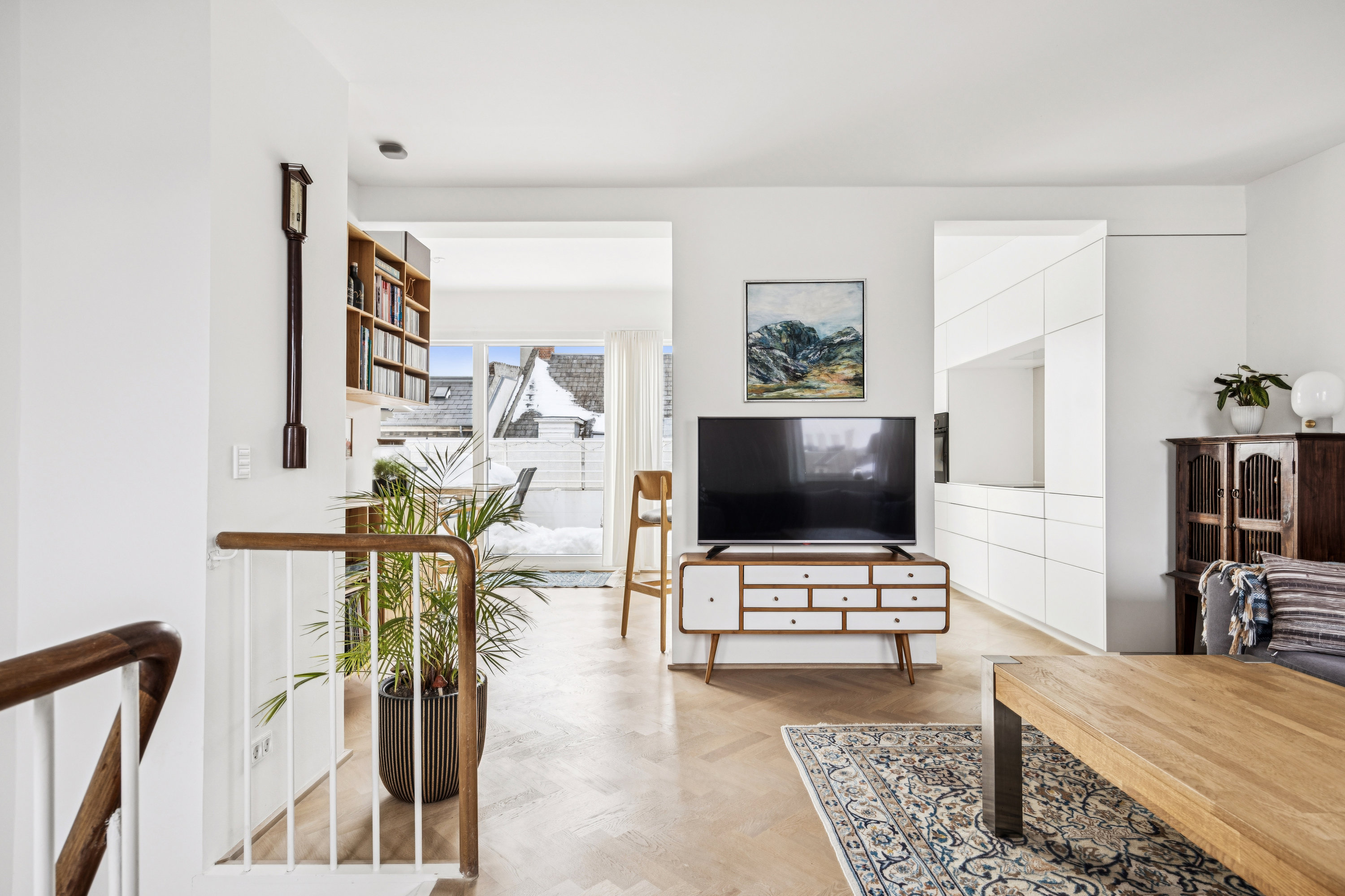 Fremhævet stue billede i fuldskærmstilstand. Billede af Bianco Lunos Alle 8, 4. th., 1868 Frederiksberg C