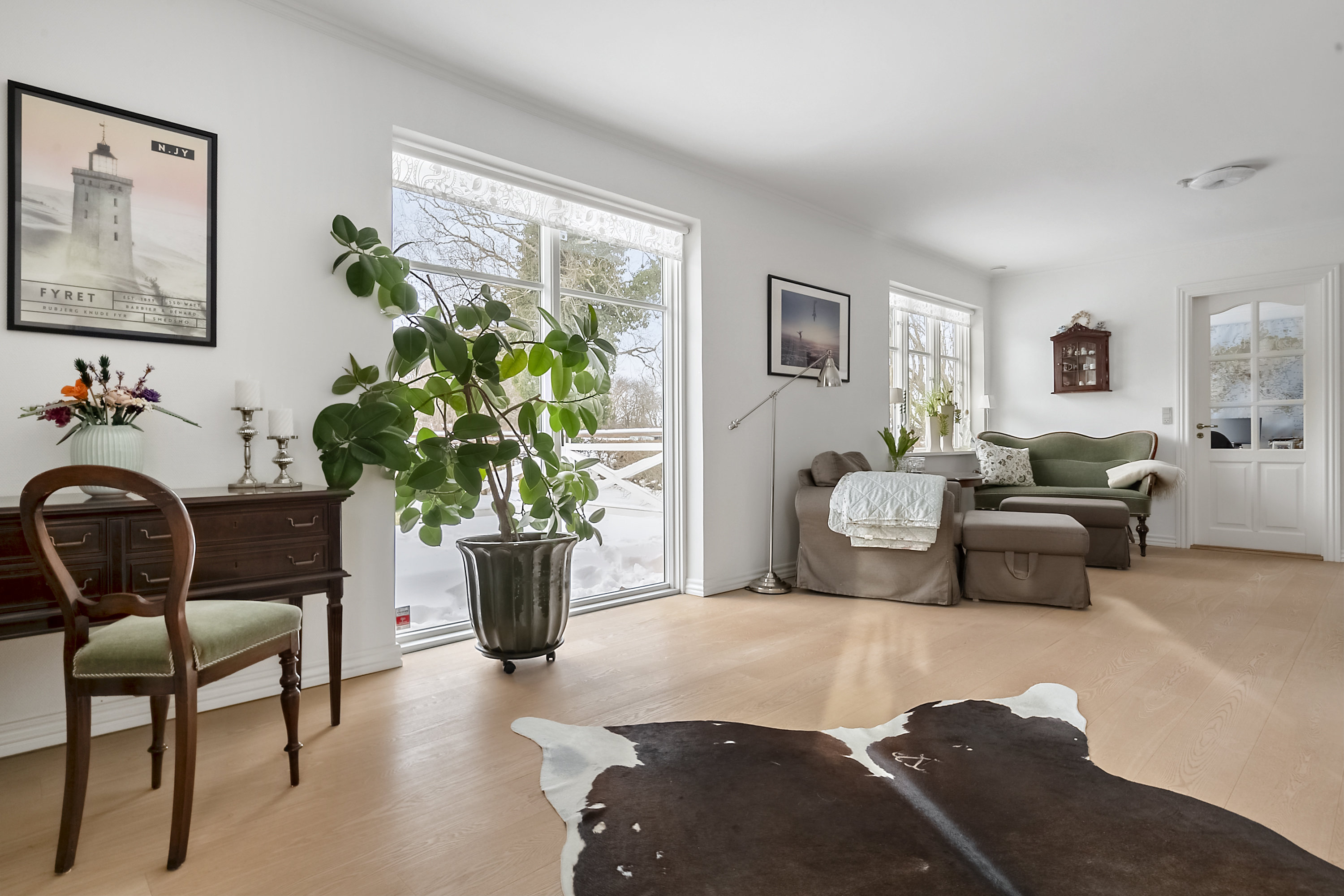 Fremhævet stue billede i fuldskærmstilstand. Billede af Kærbyvej 6, Kasted, 8200 Aarhus N