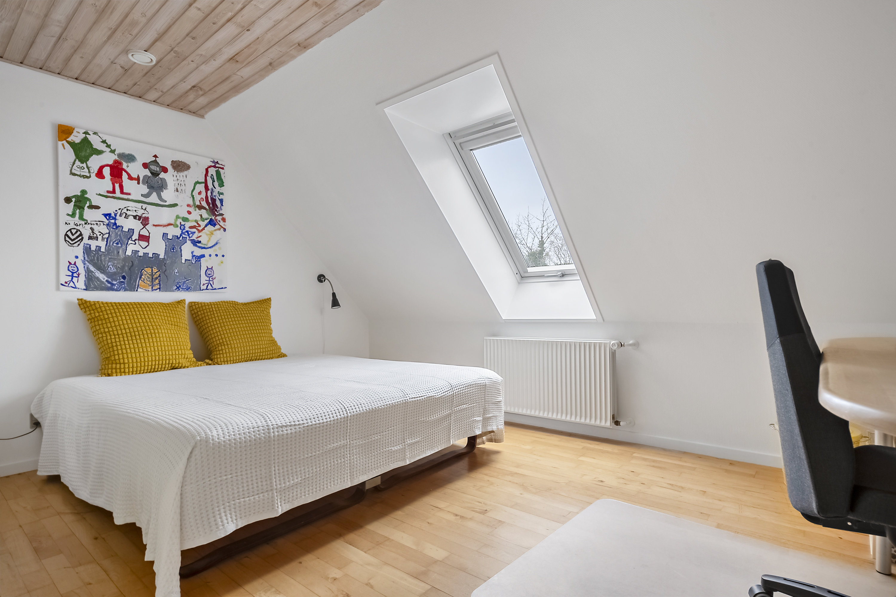 Fremhævet soveværelse billede i fuldskærmstilstand. Billede af Kærbyvej 6, Kasted, 8200 Aarhus N