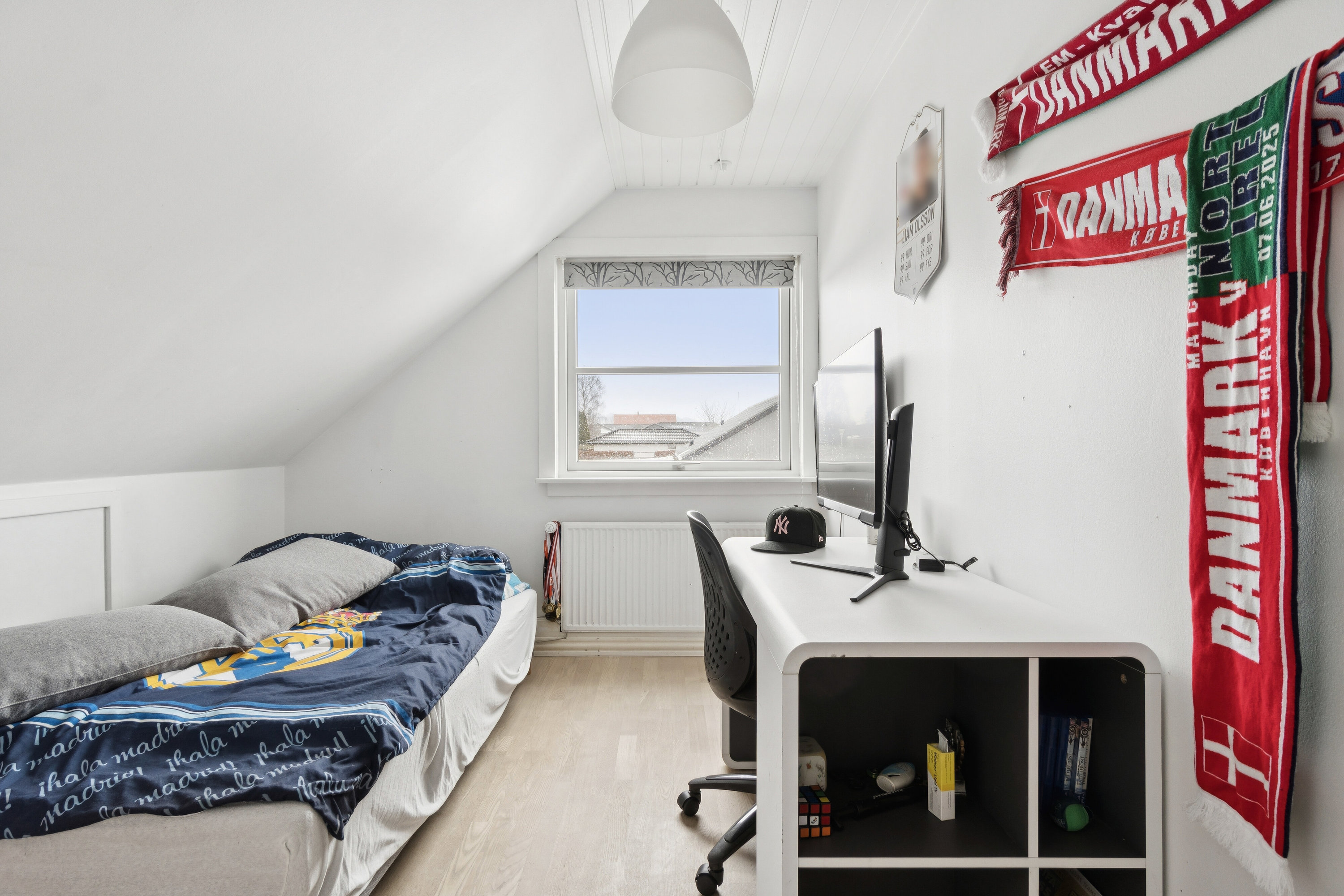 Fremhævet soveværelse billede i fuldskærmstilstand. Billede af Gammeltoft 11, 3790 Hasle