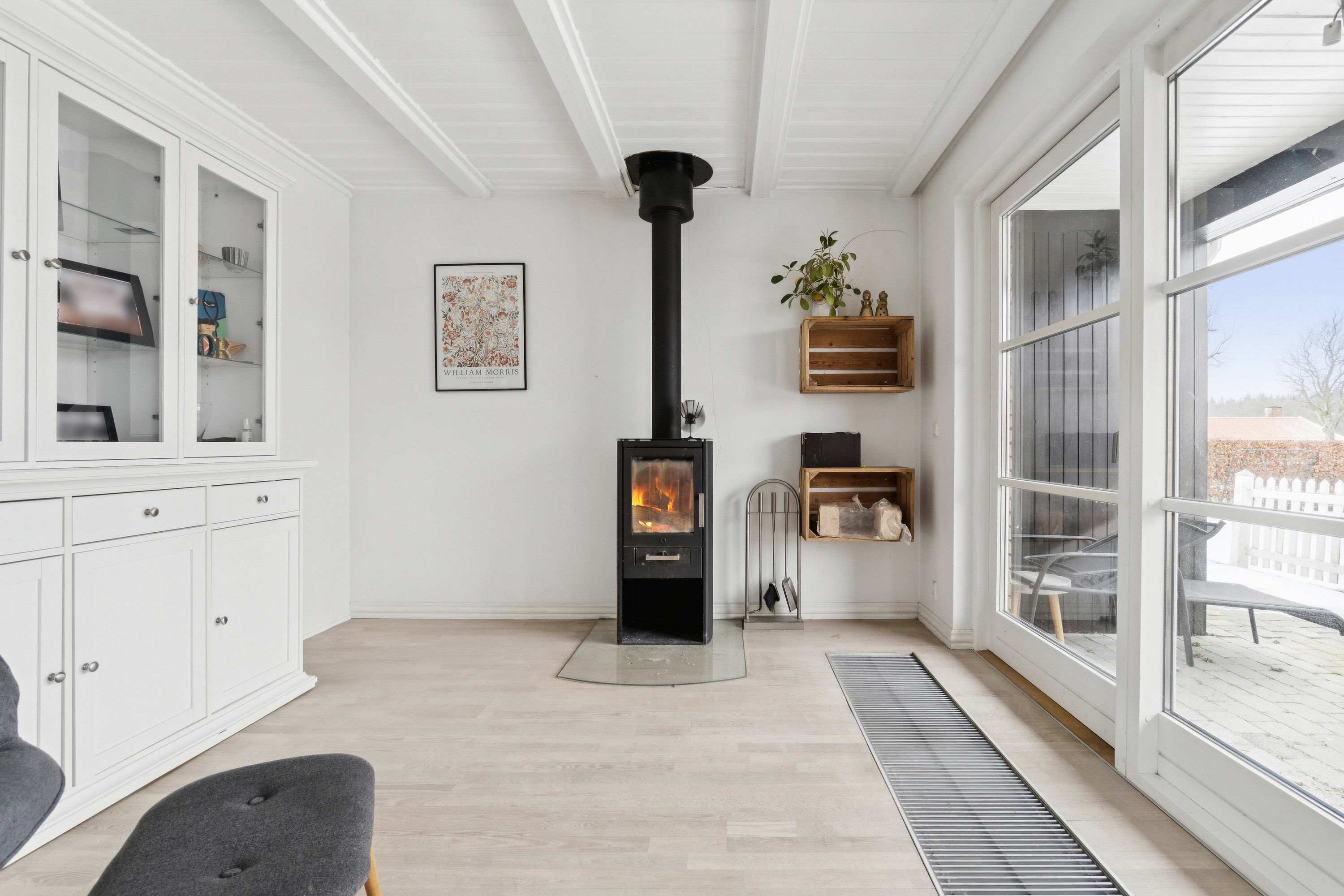 Fremhævet stue billede i fuldskærmstilstand. Billede af Gammeltoft 11, 3790 Hasle