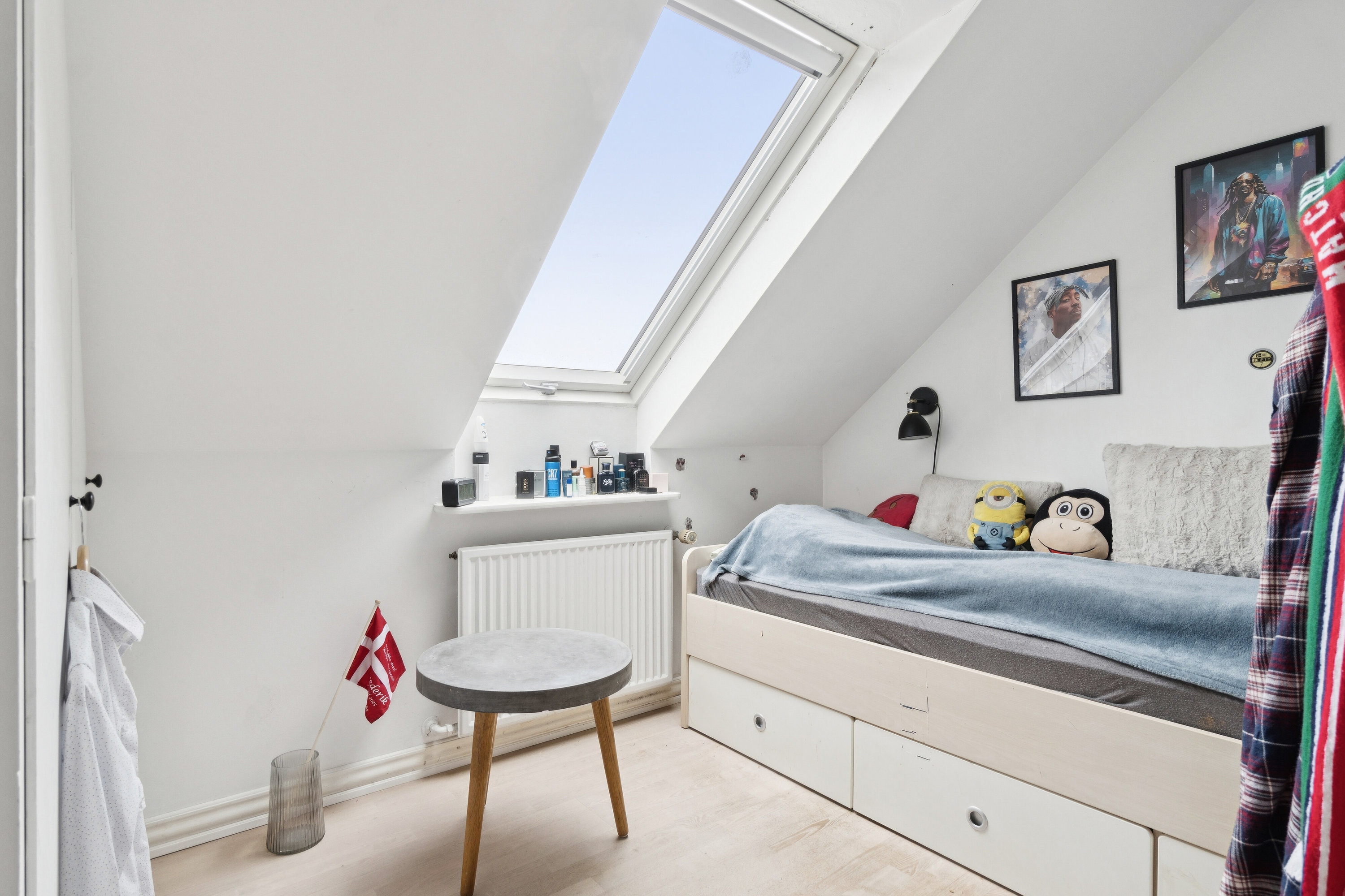 Fremhævet soveværelse billede i fuldskærmstilstand. Billede af Gammeltoft 11, 3790 Hasle