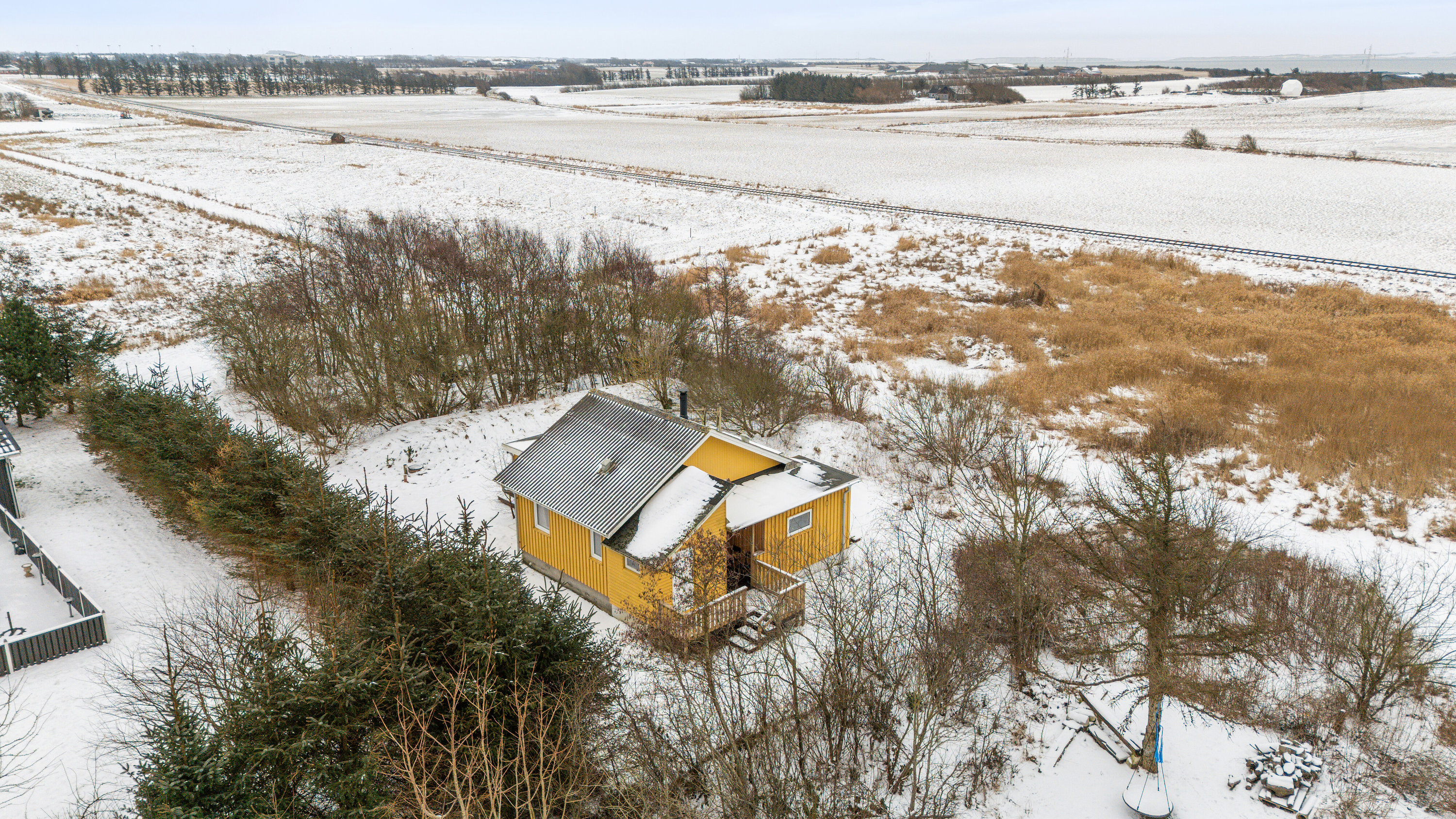 Fremhævet luftfoto billede i fuldskærmstilstand. Billede af Sommerstedvej 64, Lyngs Torp, 7790 Thyholm