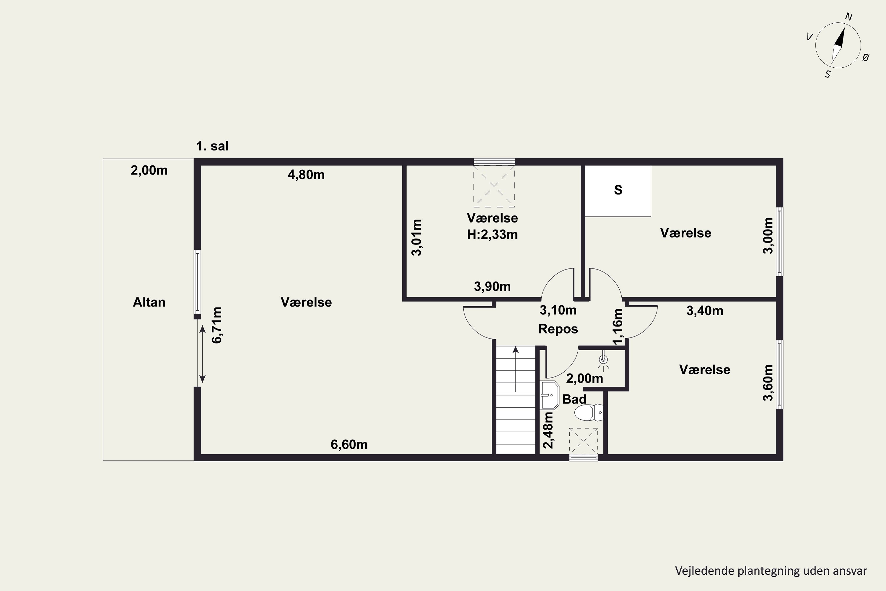 Plantegninger billede af Holbækvej 36B, Benløse, 4100 Ringsted