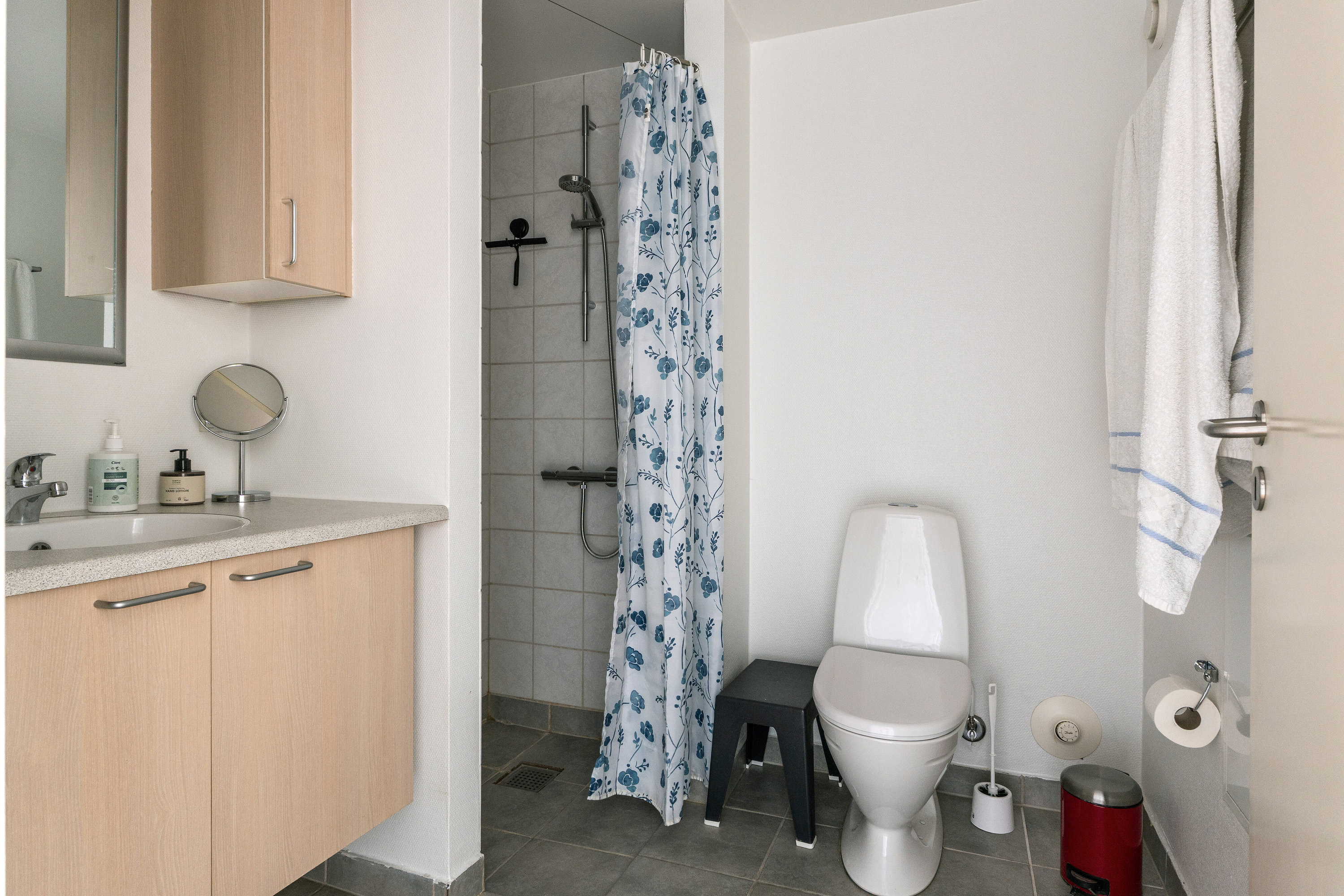 Fremhævet badeværelse billede i fuldskærmstilstand. Billede af Trekanten 1, 1. 10., 4200 Slagelse