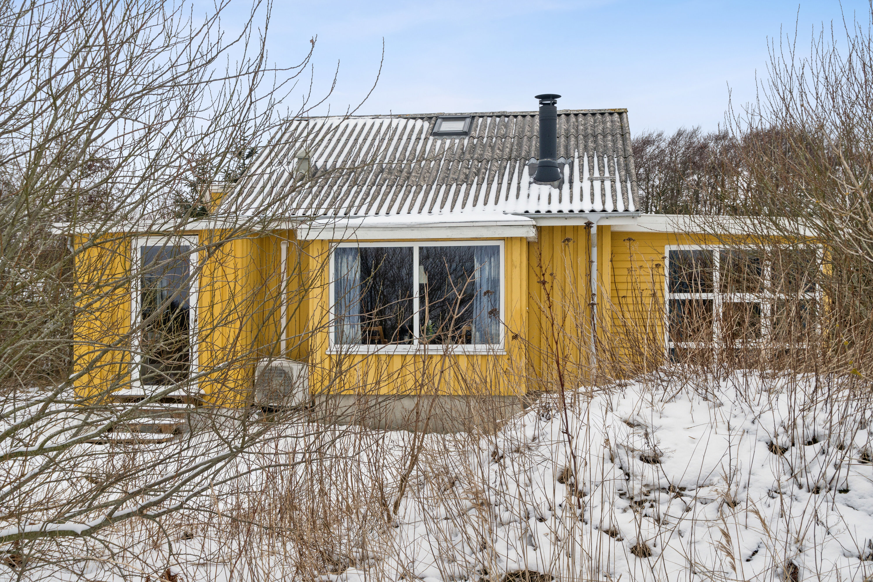 Fremhævet set fra haven billede i fuldskærmstilstand. Billede af Sommerstedvej 64, Lyngs Torp, 7790 Thyholm