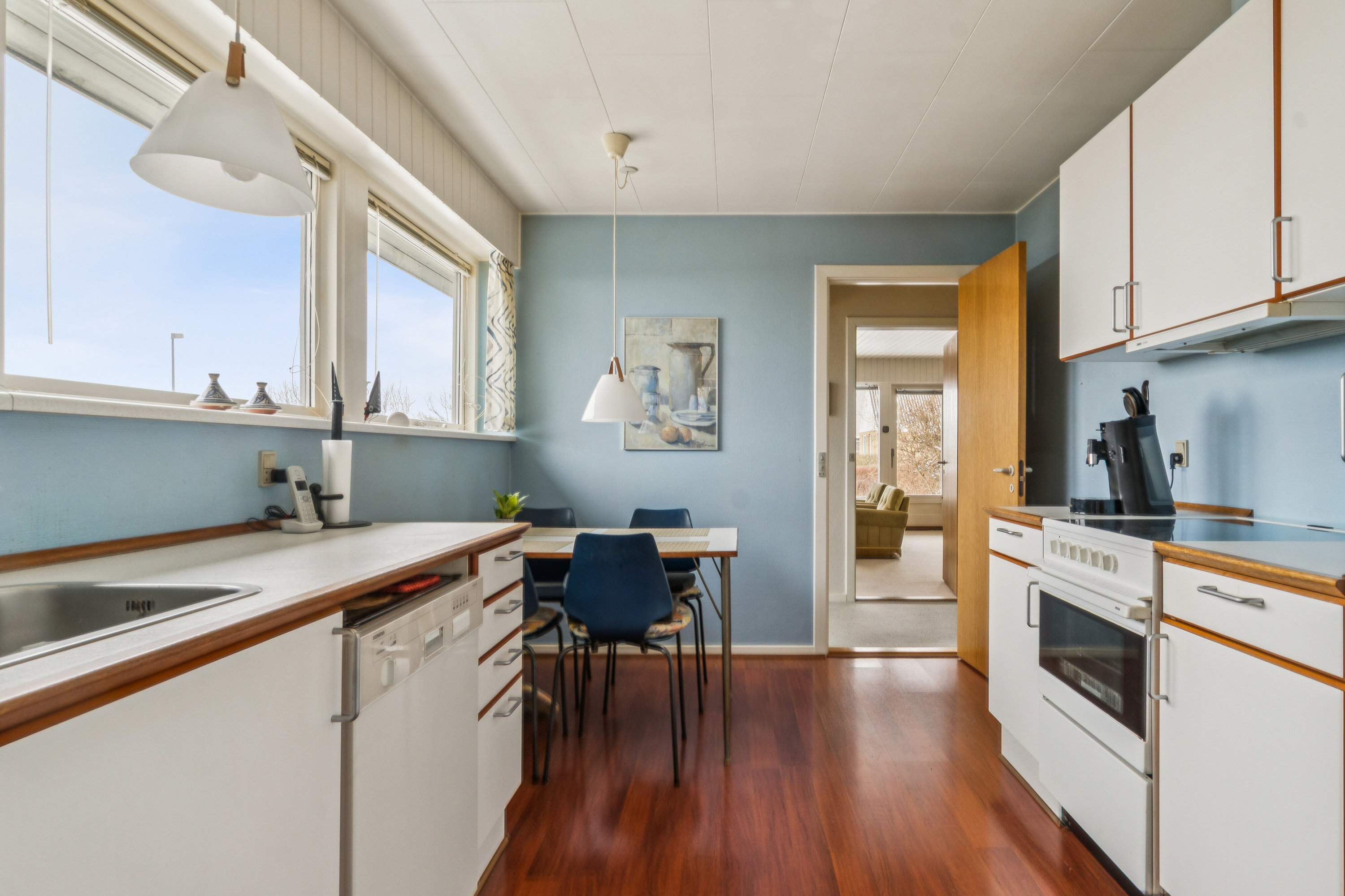 Fremhævet køkken billede i fuldskærmstilstand. Billede af Fuglebakken 20, 7760 Hurup Thy