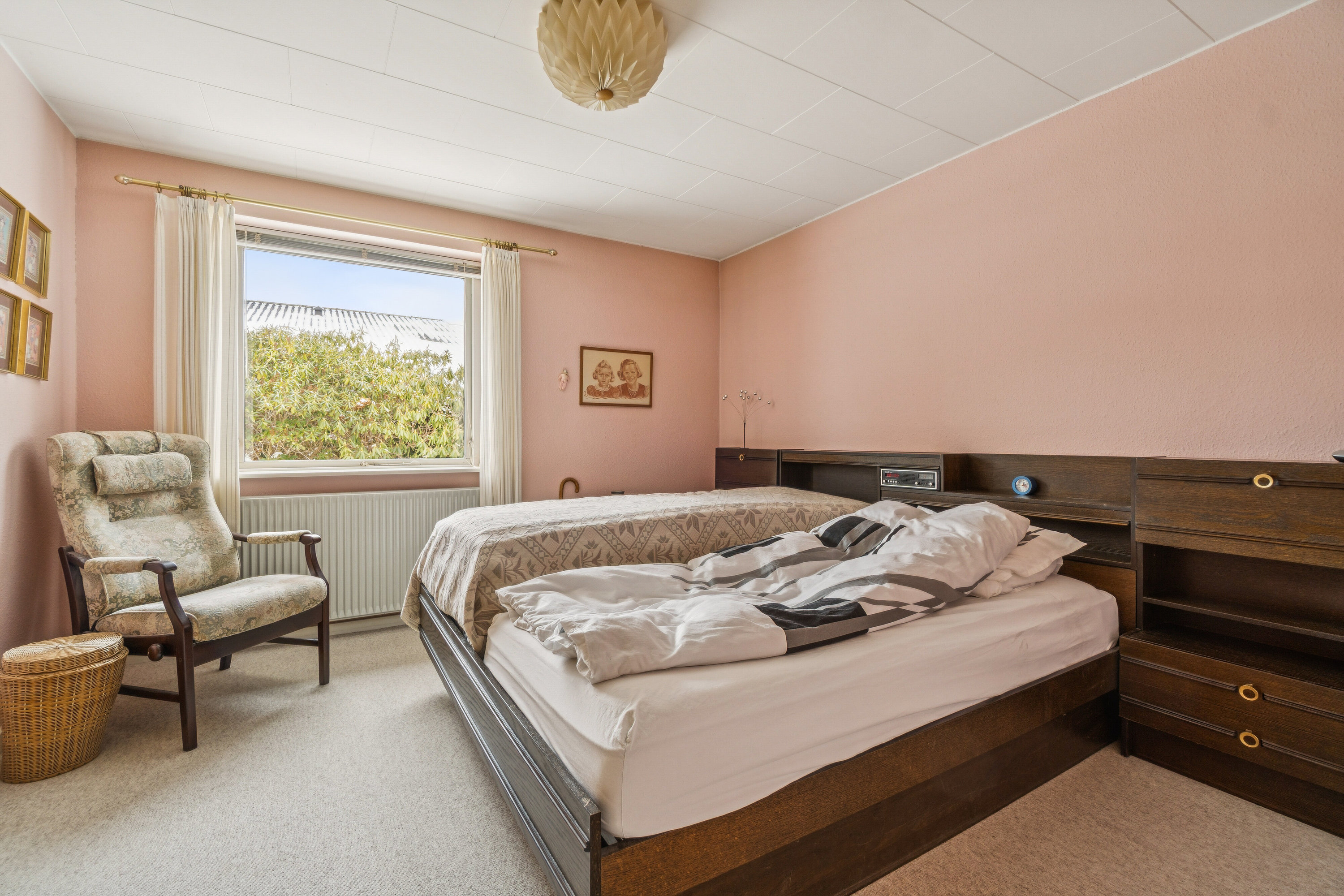 Fremhævet soveværelse billede i fuldskærmstilstand. Billede af Fuglebakken 20, 7760 Hurup Thy