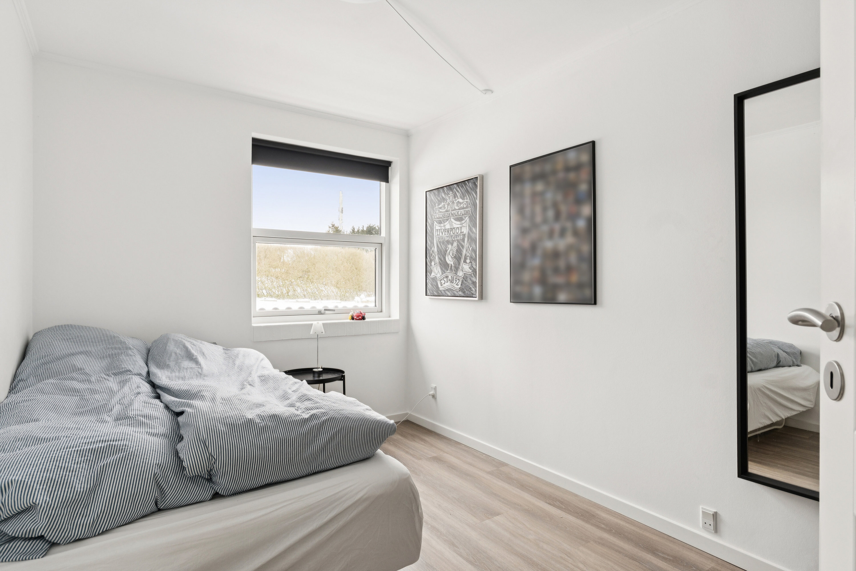 Fremhævet soveværelse billede i fuldskærmstilstand. Billede af Fresiavej 4, 9800 Hjørring