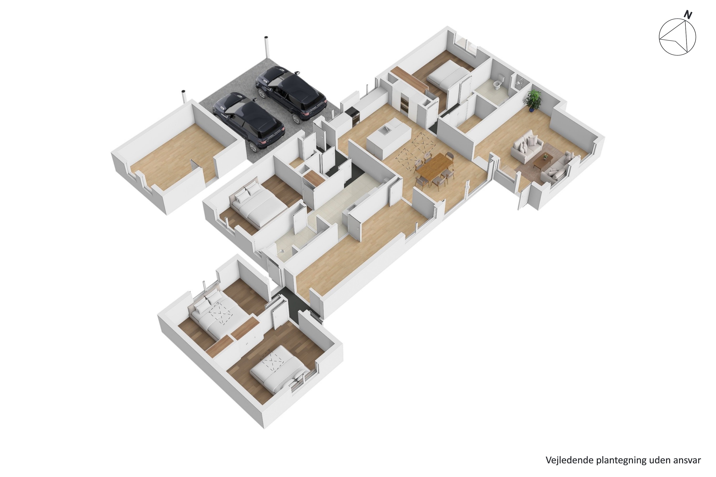 Plantegninger billede af Ravskærvej 46, Søften, 8382 Hinnerup
