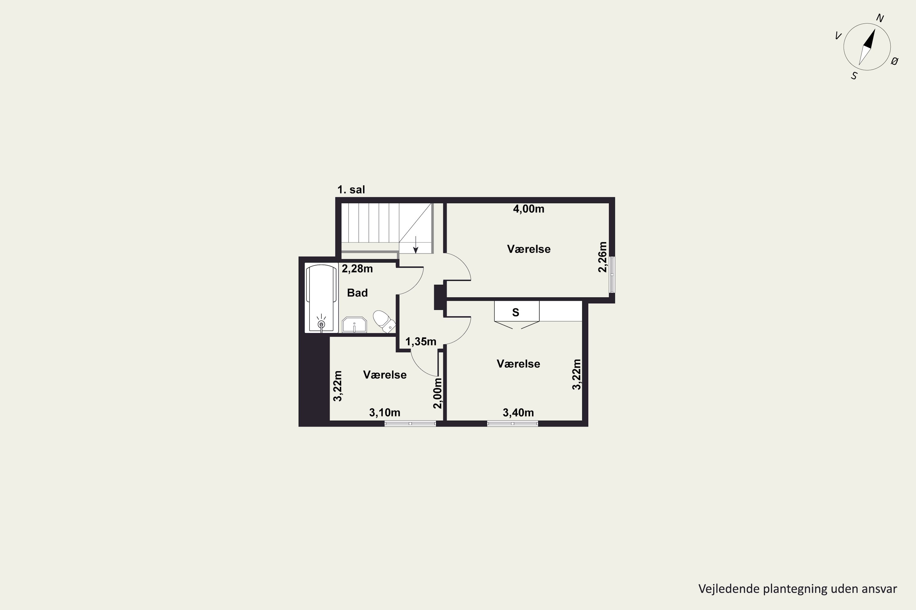 Plantegninger billede af Kornmarken 31, 2880 Bagsværd