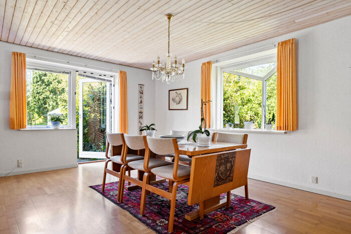 Fremhævet spisestue billede i fuldskærmstilstand. Billede af Pibervejen 1, Gimlinge, 4200 Slagelse