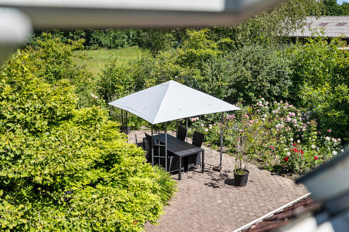 Fremhævet terrasse billede i fuldskærmstilstand. Billede af Pibervejen 1, Gimlinge, 4200 Slagelse