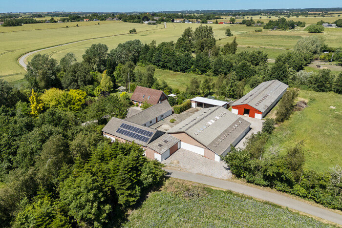 Fremhævet luftfoto billede i fuldskærmstilstand. Billede af Pibervejen 1, Gimlinge, 4200 Slagelse