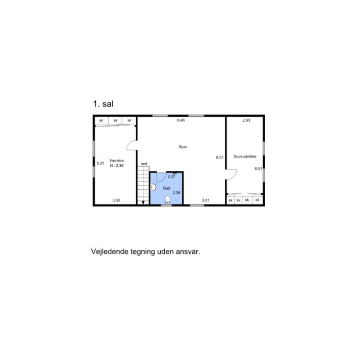 Plantegninger billede af Pibervejen 1, Gimlinge, 4200 Slagelse