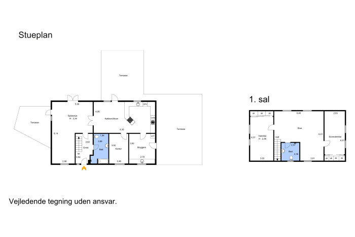 Plantegninger billede af Pibervejen 1, Gimlinge, 4200 Slagelse