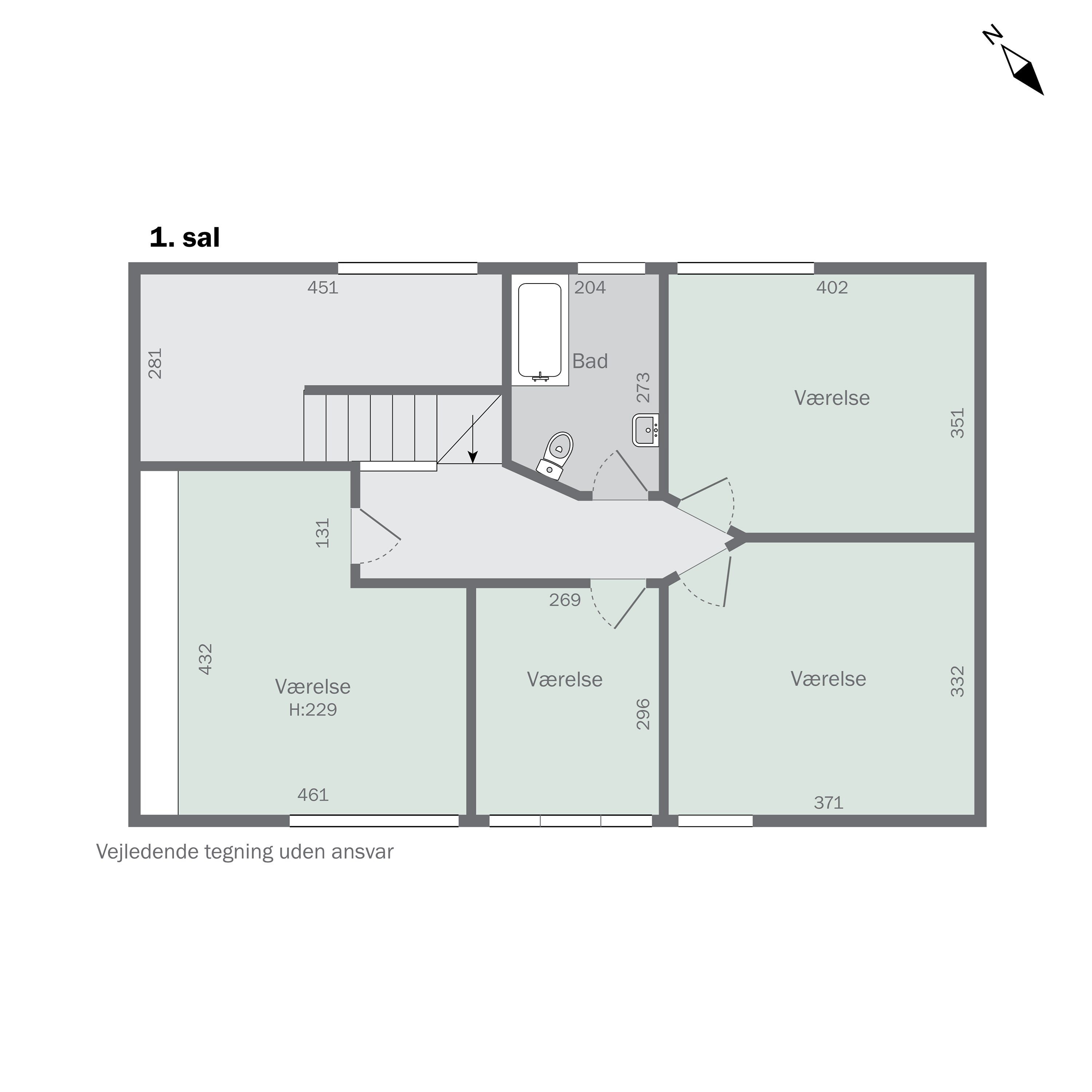 Plantegninger billede af Brovejen 7, Gørlev Ornum, 4281 Gørlev