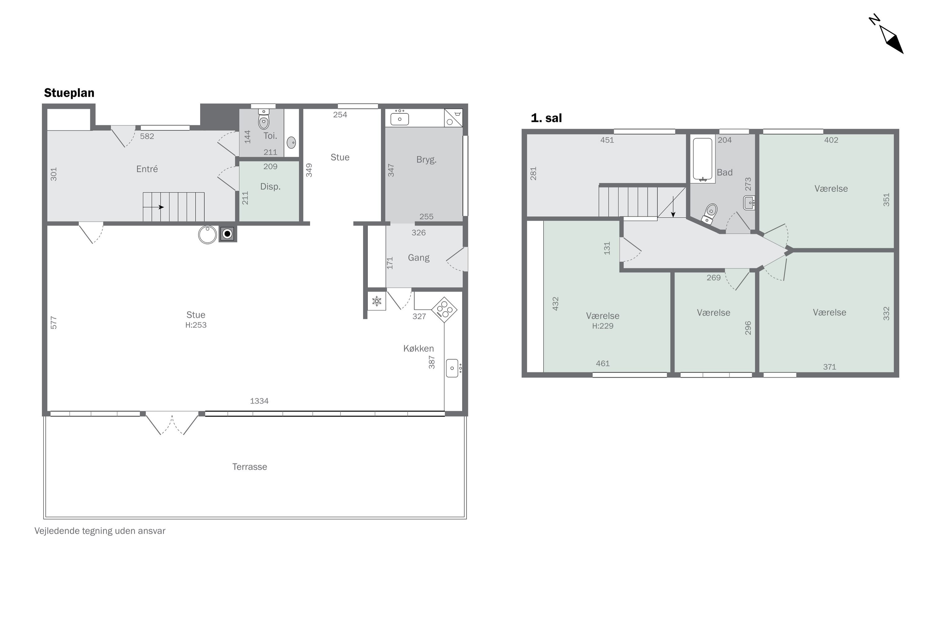 Plantegninger billede af Brovejen 7, Gørlev Ornum, 4281 Gørlev